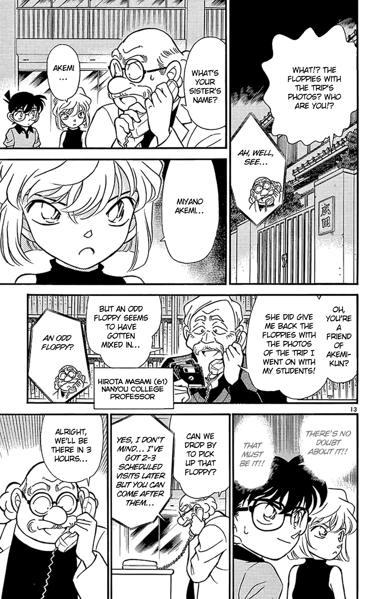 Detective Conan Chapter 179 page 14 - Chapter 179: The Girl Who Lies