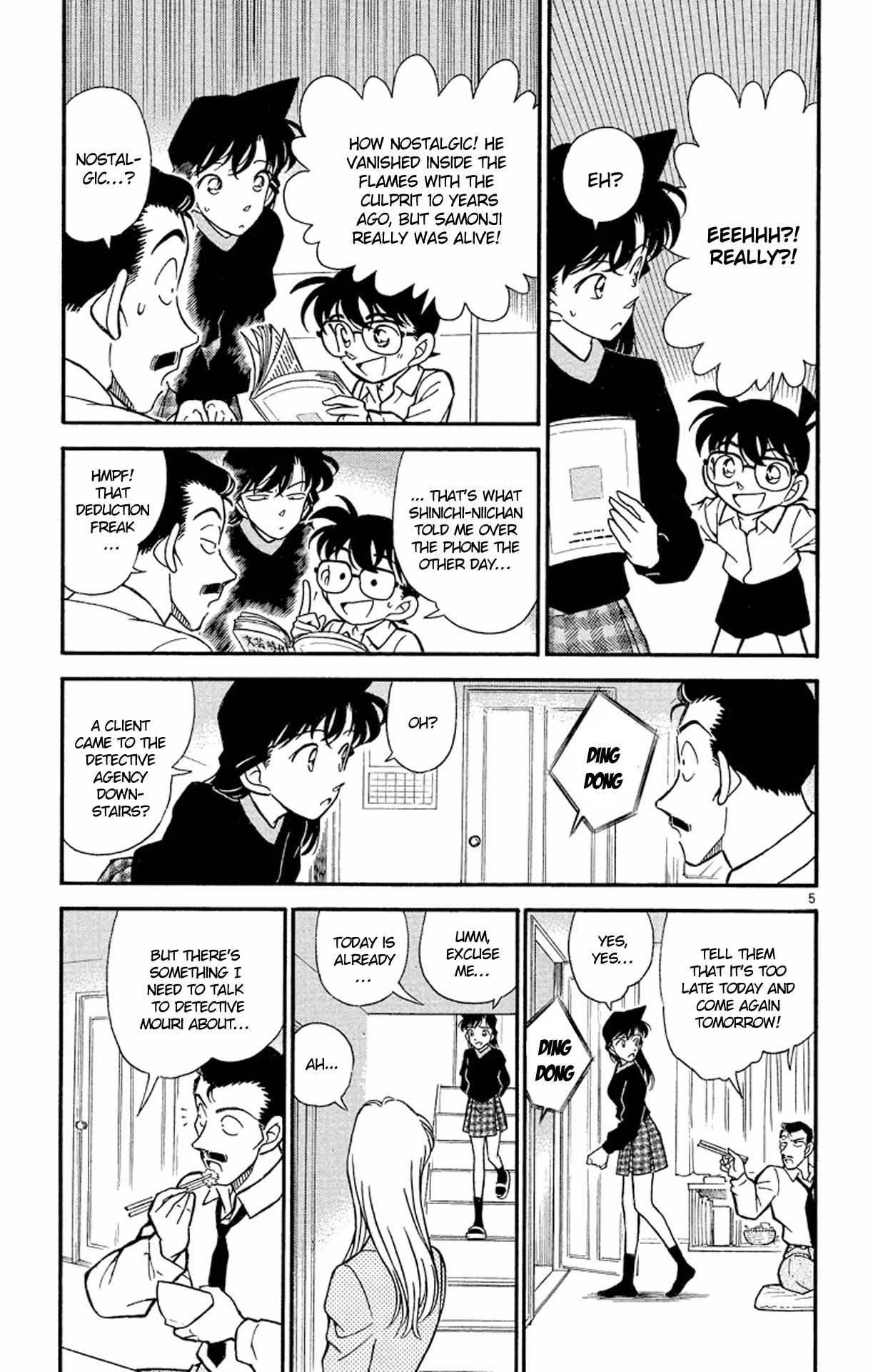 Detective Conan Chapter 182 page 6 - Chapter 182: The Disappeared Writer