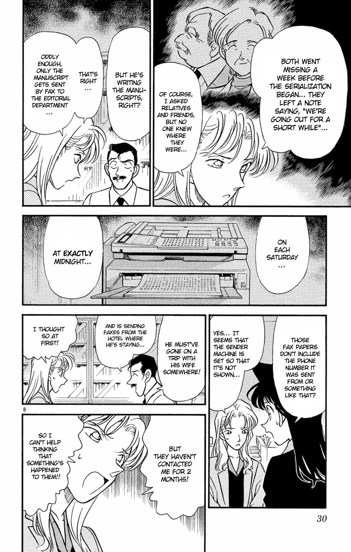Detective Conan Chapter 182 page 9 - Chapter 182: The Disappeared Writer