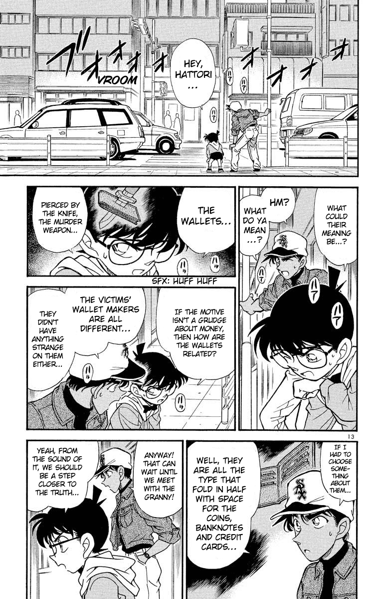 Detective Conan Chapter 186 page 14 - Chapter 186: The Fourth One's Wallet