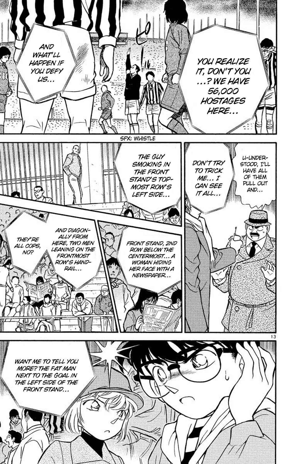 Detective Conan Chapter 190 page 14 - Chapter 190: 56,000 Hostages