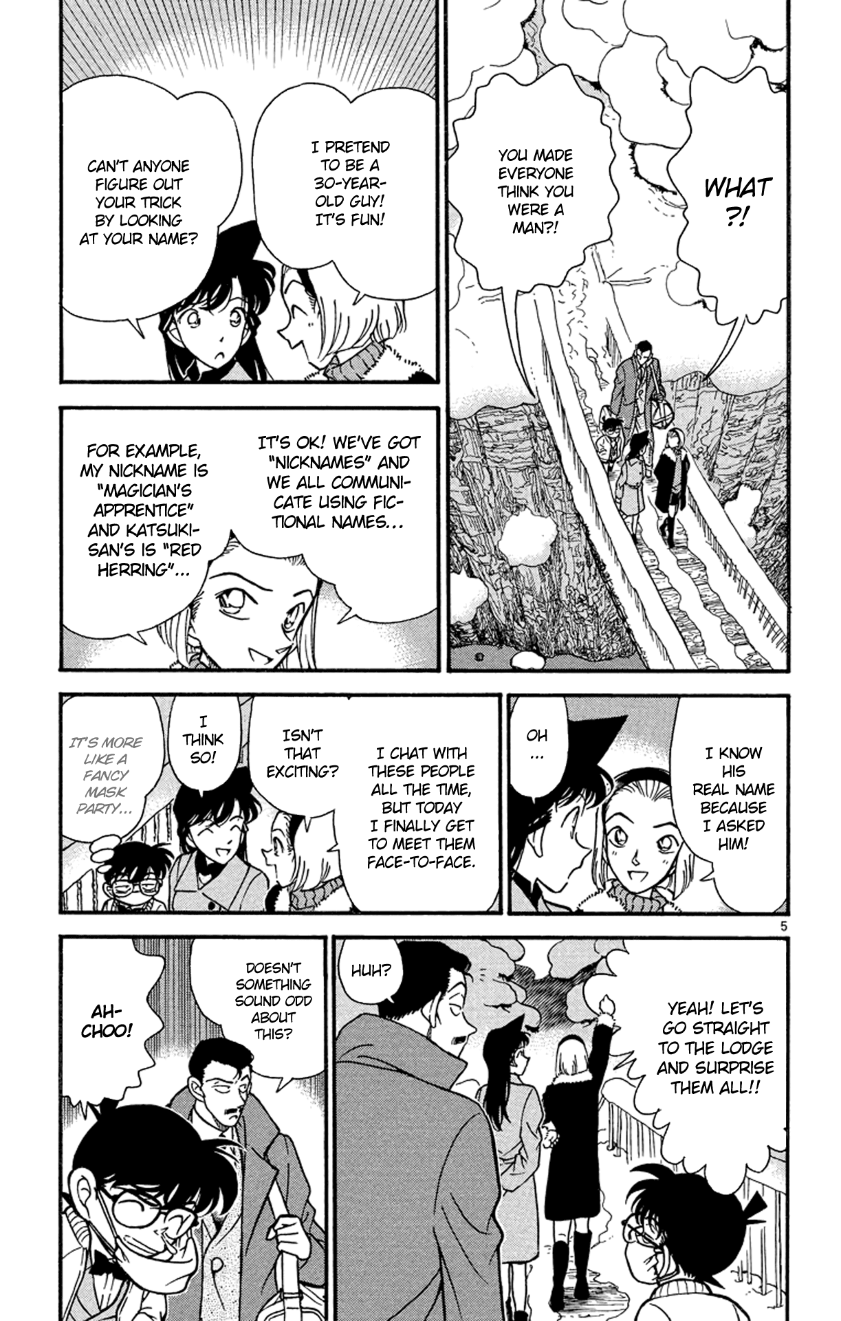 Detective Conan Chapter 192 page 6 - Chapter 192: Run Away!