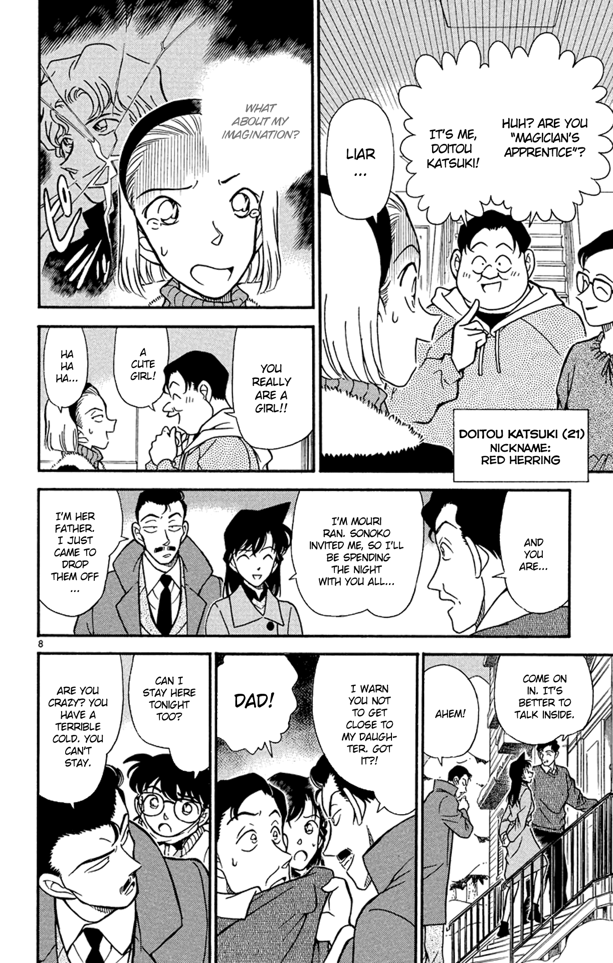 Detective Conan Chapter 192 page 9 - Chapter 192: Run Away!