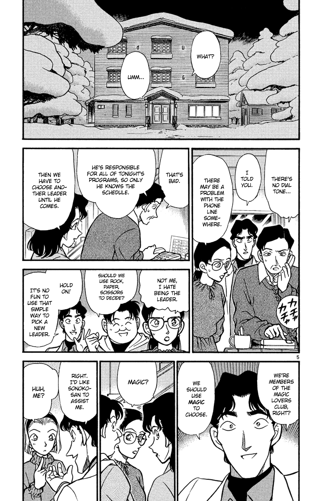 Detective Conan Chapter 193 page 6 - Chapter 193: In The Middle of the Snow Field...
