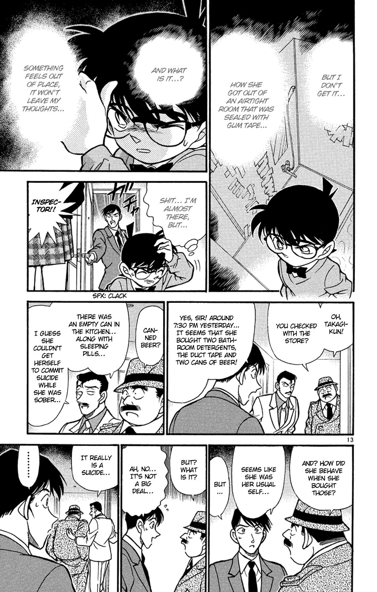 Detective Conan Chapter 198 page 14 - Chapter 198: The Evidence That Can Be Seen