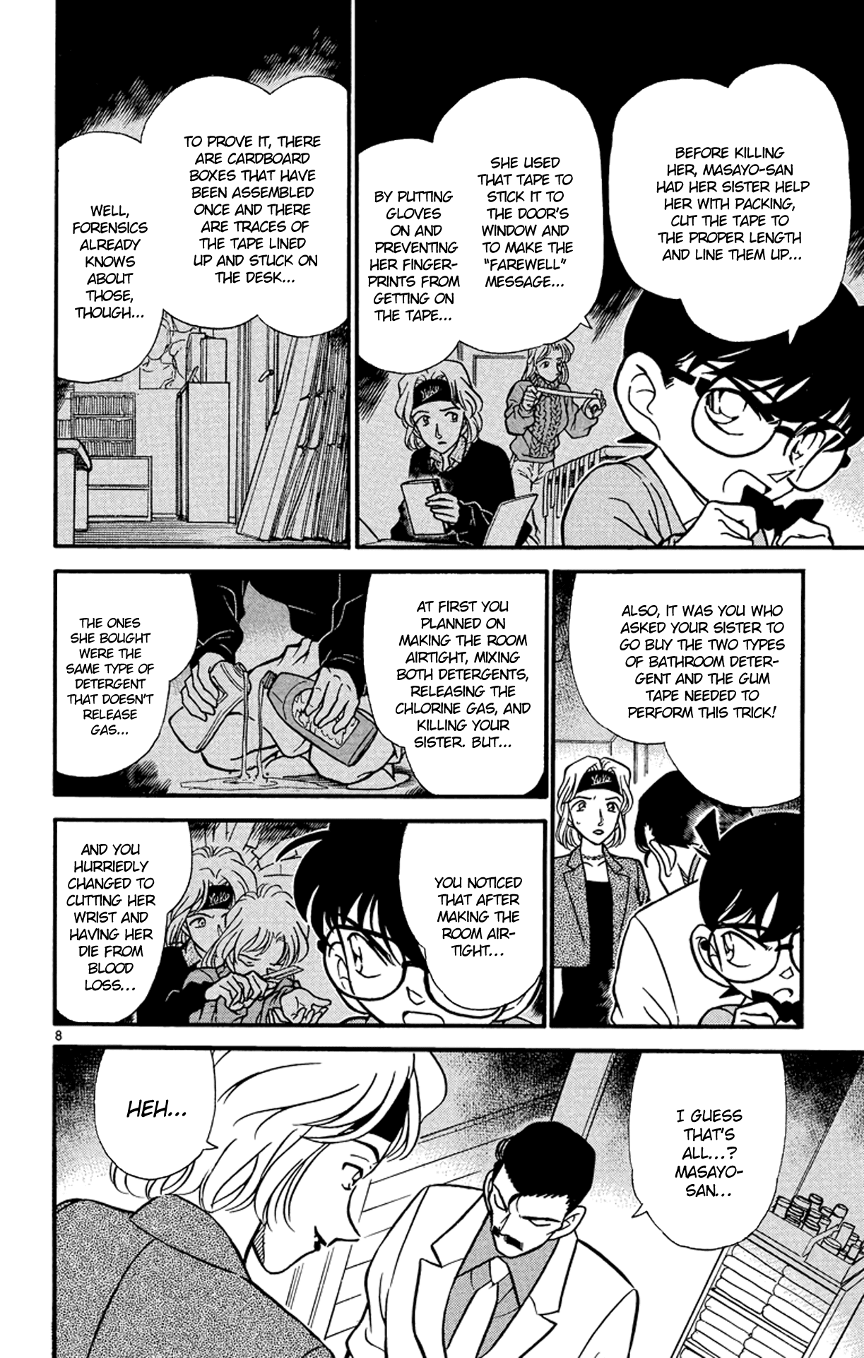 Detective Conan Chapter 199 page 9 - Chapter 199: Love For Her Sister...