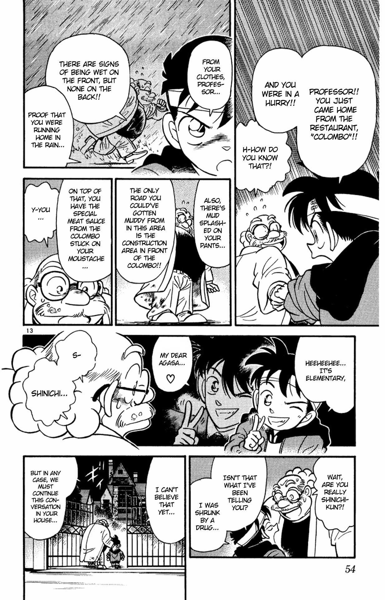 Detective Conan Chapter 2 page 14 - Chapter 2: The Shrunken Detective