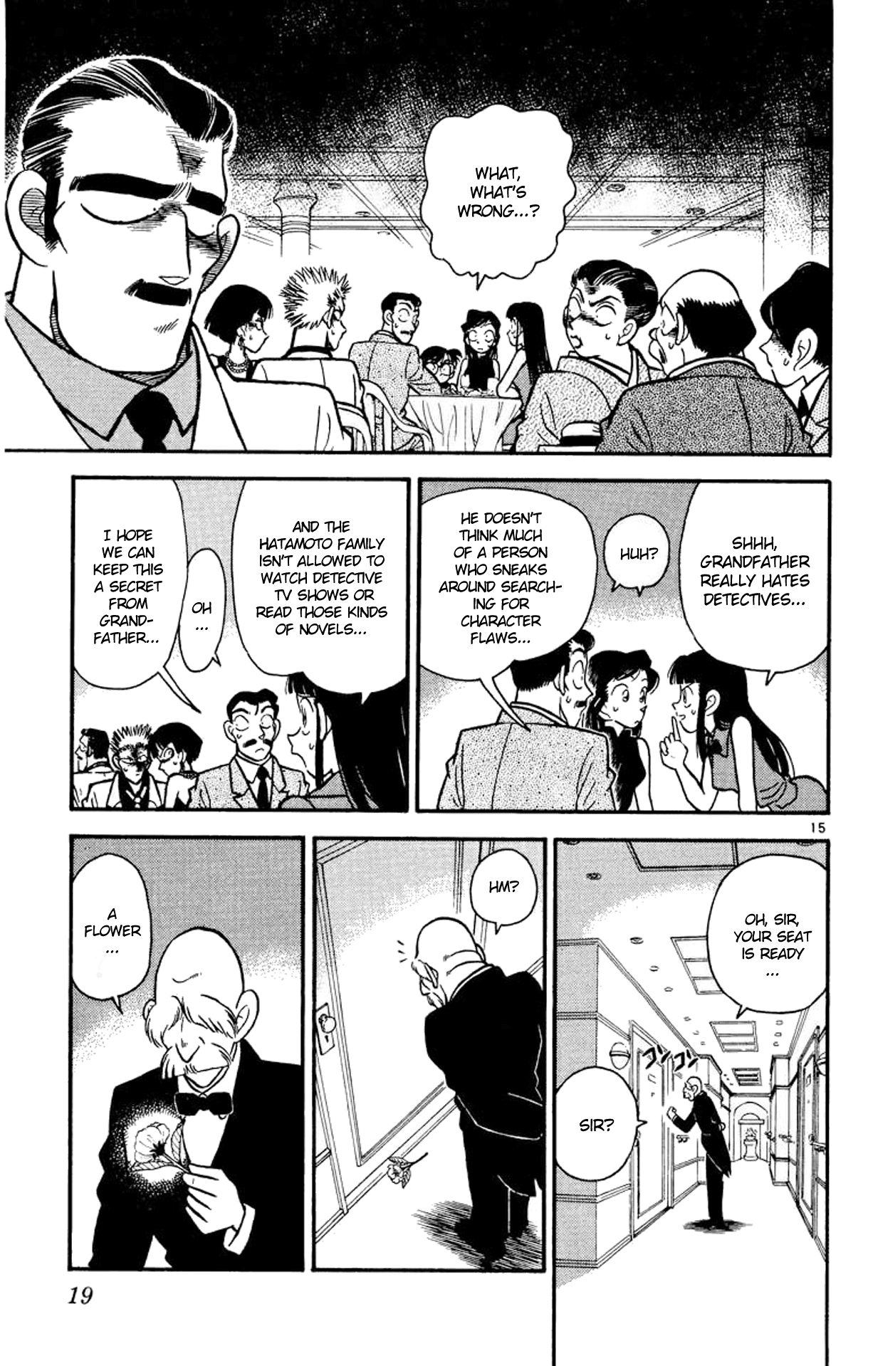 Detective Conan Chapter 20 page 16 - Chapter 20: The Hatamoto Family