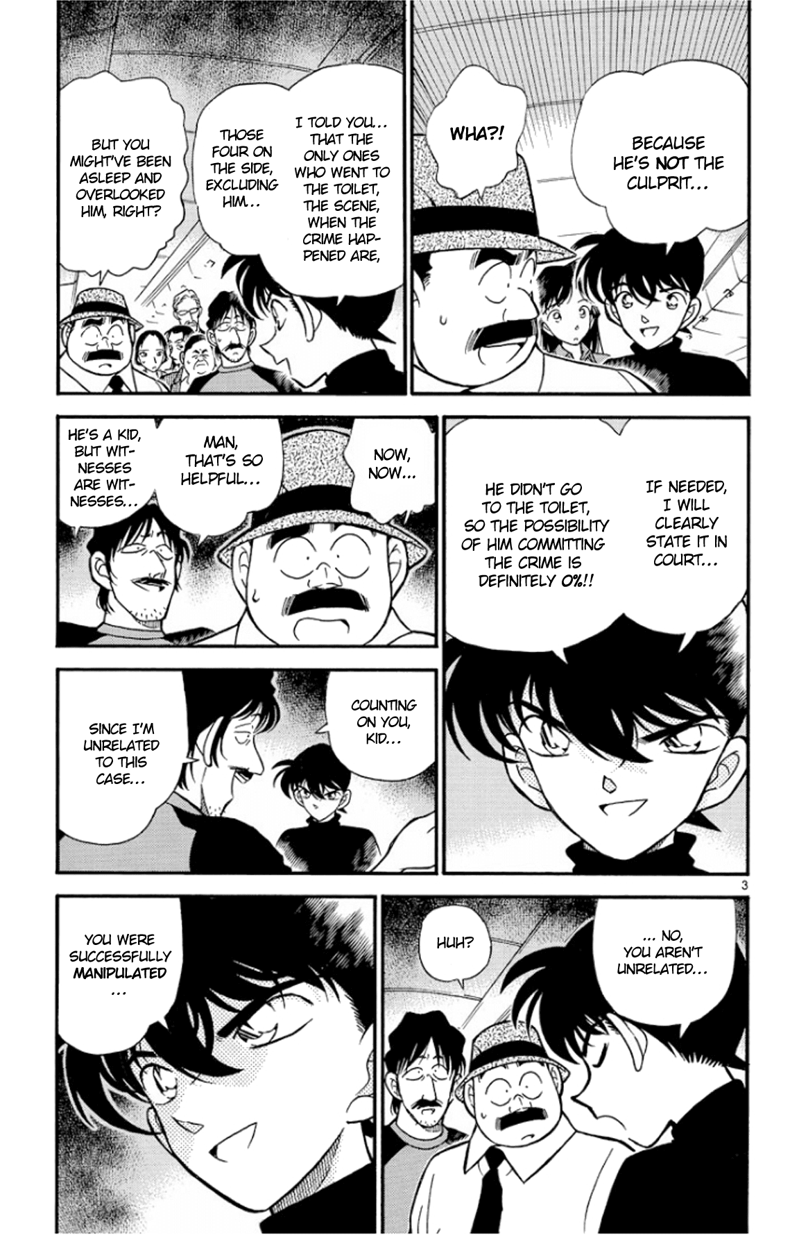 Detective Conan Chapter 207 page 4 - Chapter 207: Hiding It in the Heart