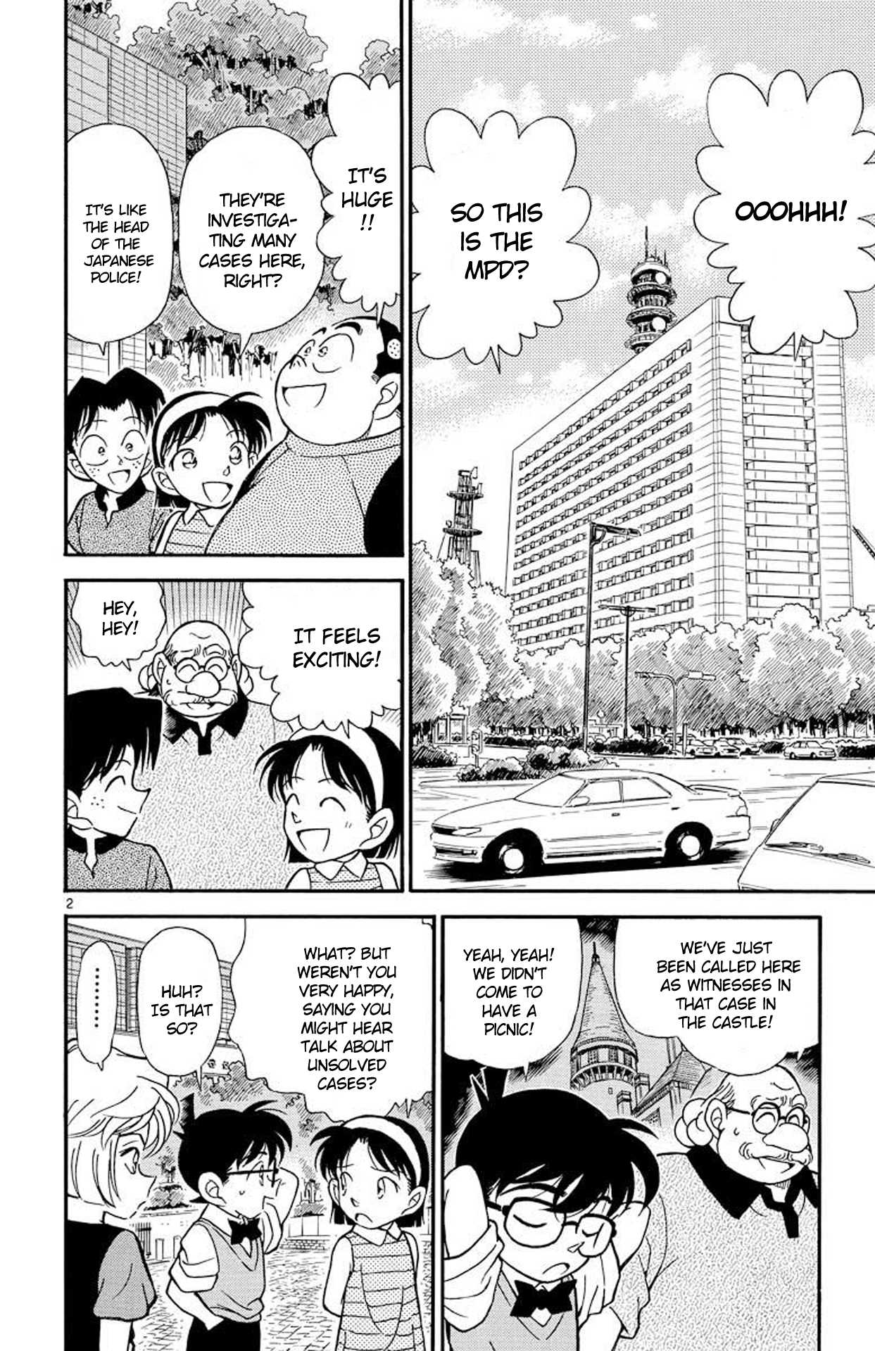 Detective Conan Chapter 208 page 3 - Chapter 208: The Sakuradamon Incident?!