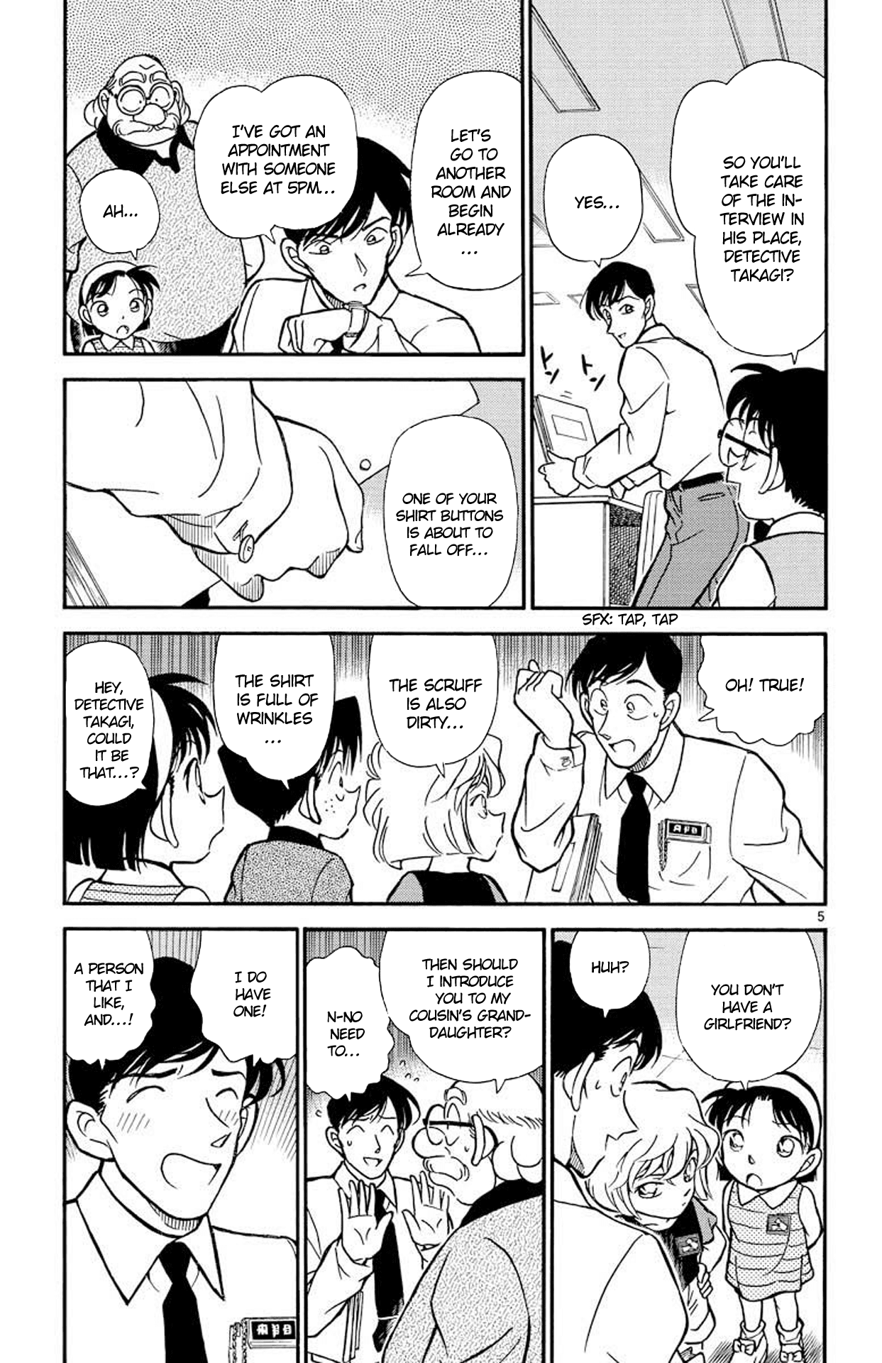 Detective Conan Chapter 208 page 6 - Chapter 208: The Sakuradamon Incident?!