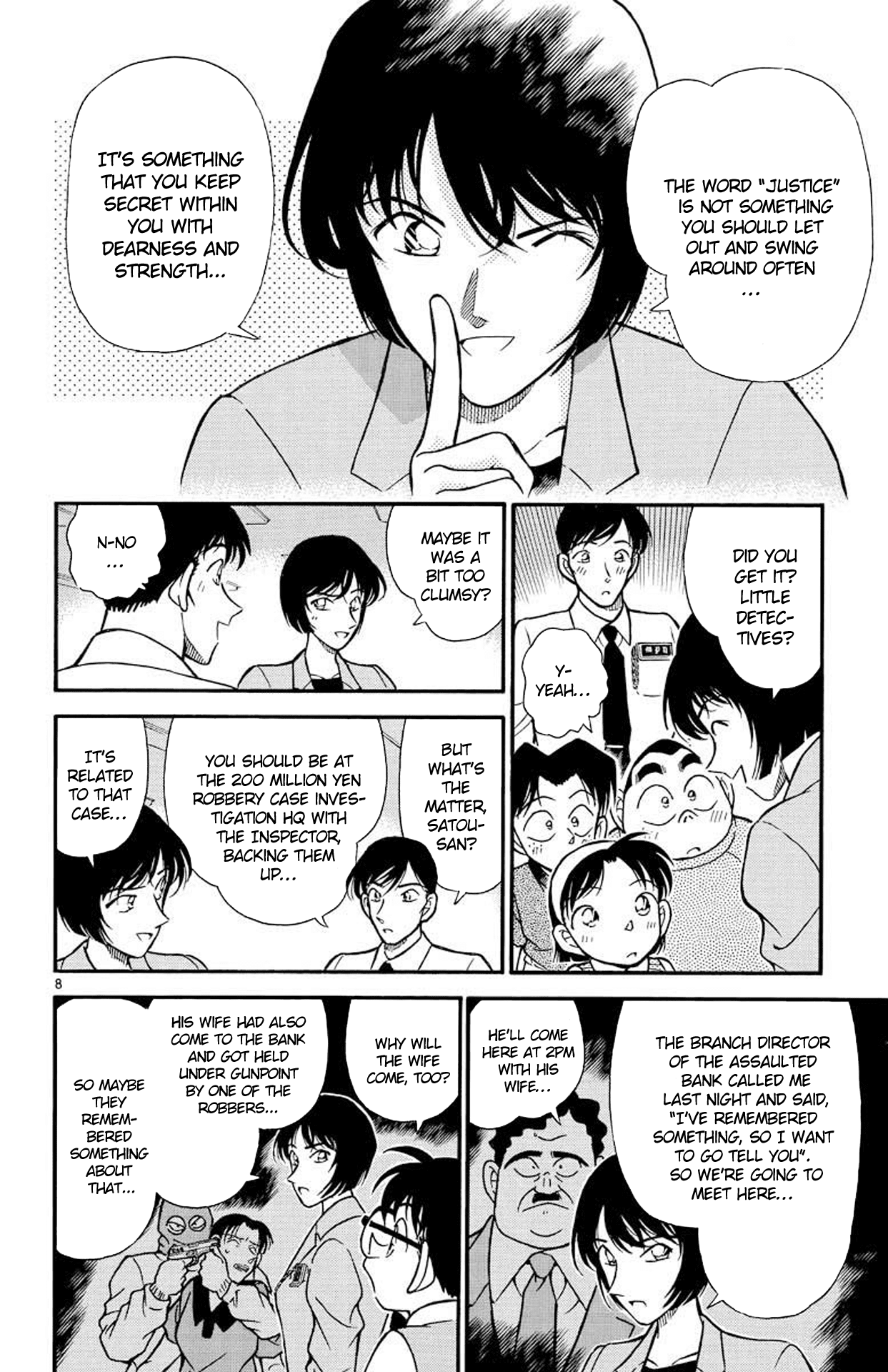 Detective Conan Chapter 208 page 9 - Chapter 208: The Sakuradamon Incident?!