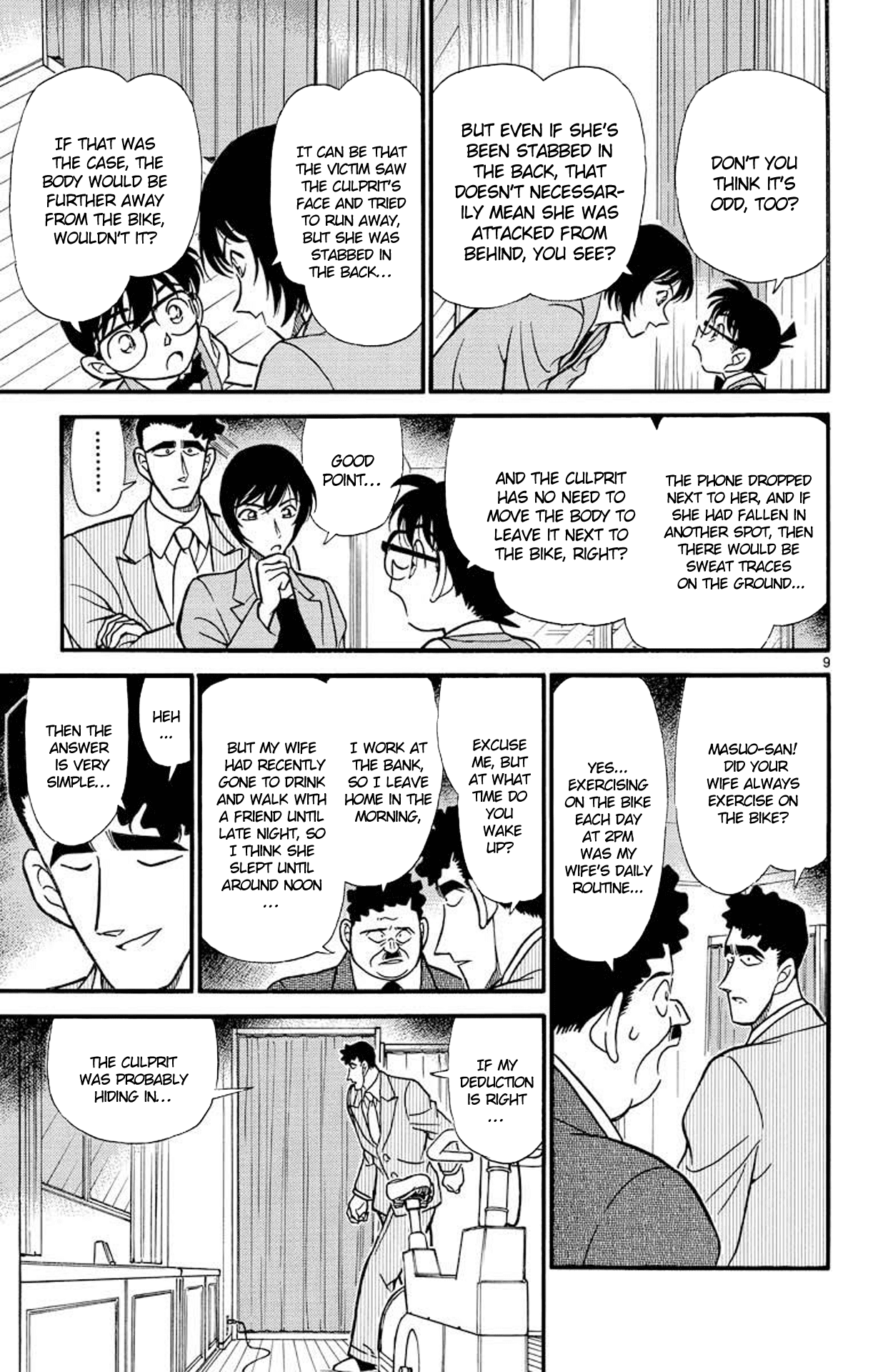 Detective Conan Chapter 209 page 10 - Chapter 209: The Inspector's Deduction