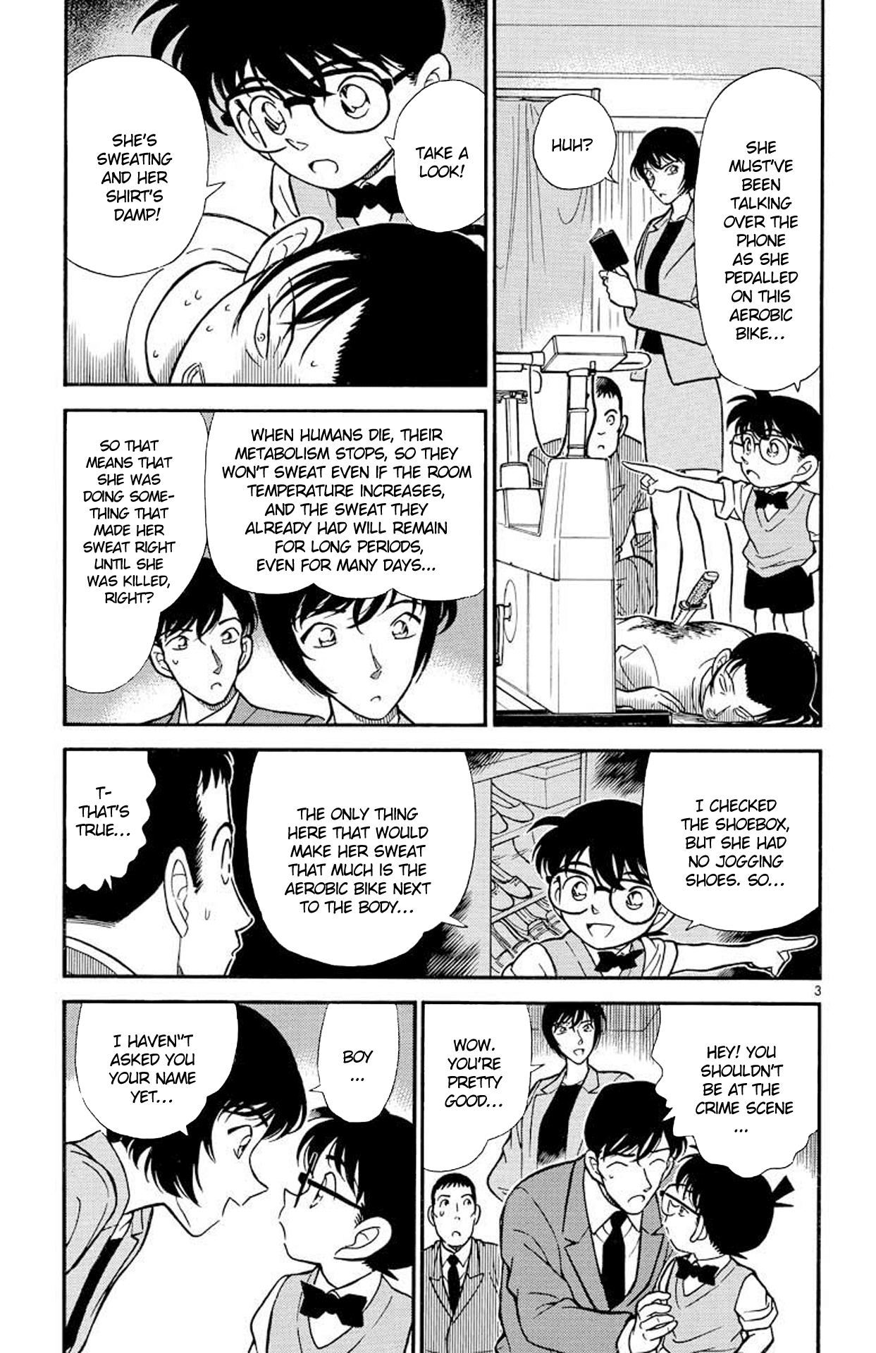 Detective Conan Chapter 209 page 4 - Chapter 209: The Inspector's Deduction