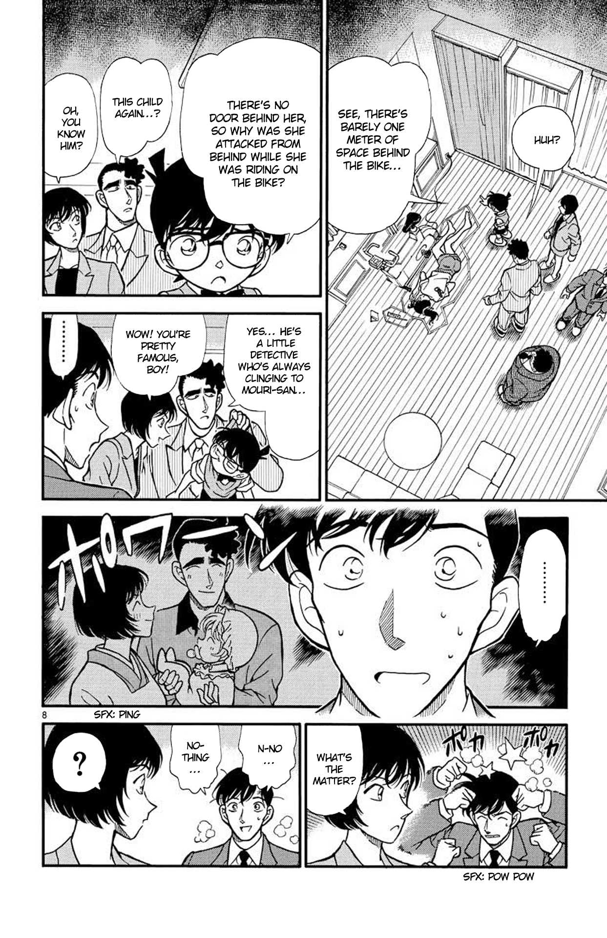 Detective Conan Chapter 209 page 9 - Chapter 209: The Inspector's Deduction