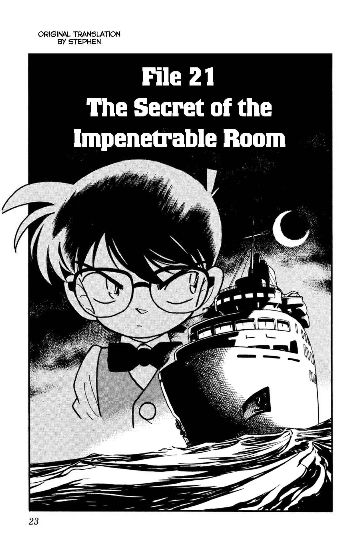 Detective Conan Chapter 21 page 2 - Chapter 21: The Secret of the Impenetrable Room