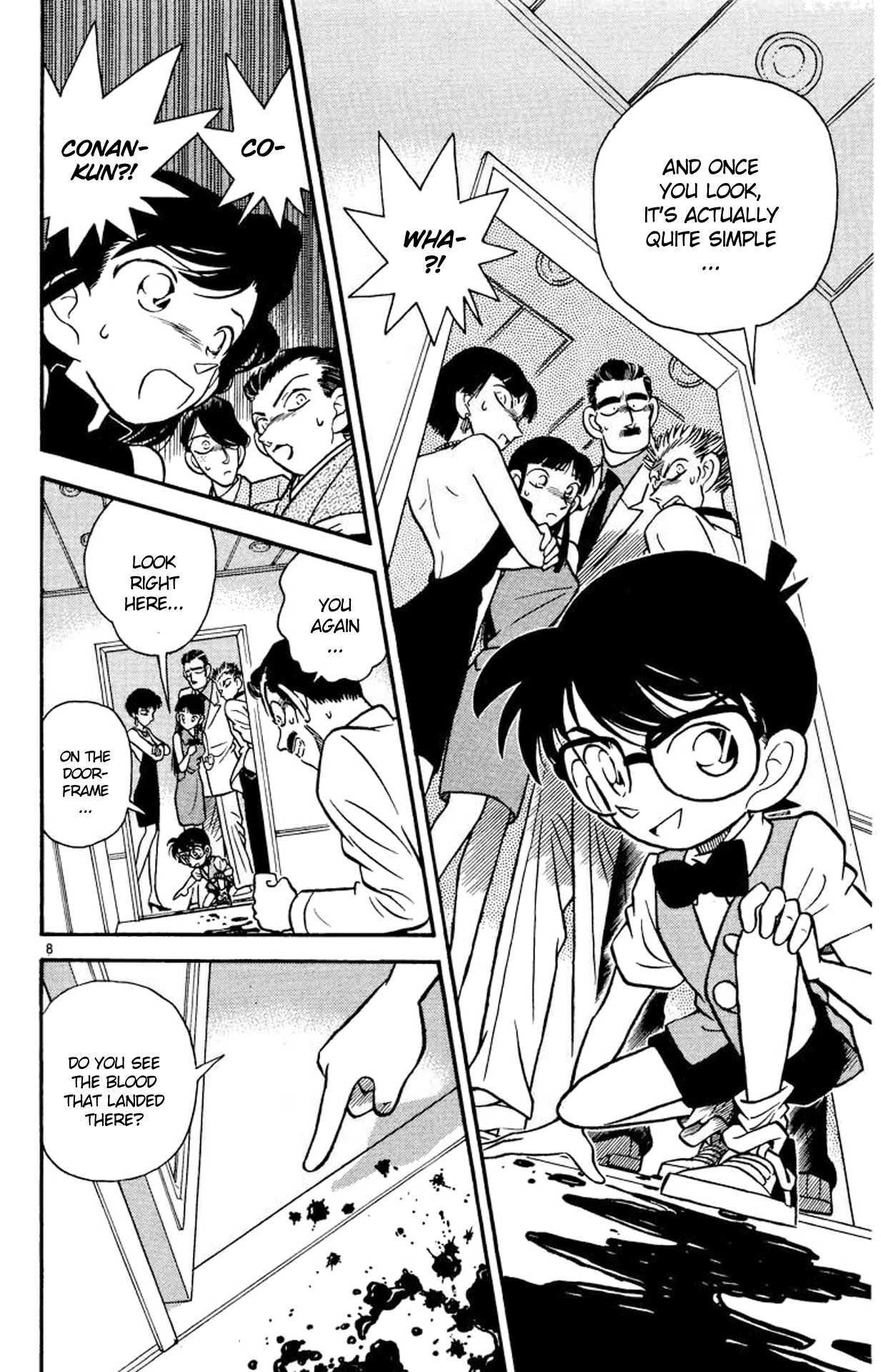 Detective Conan Chapter 21 page 9 - Chapter 21: The Secret of the Impenetrable Room