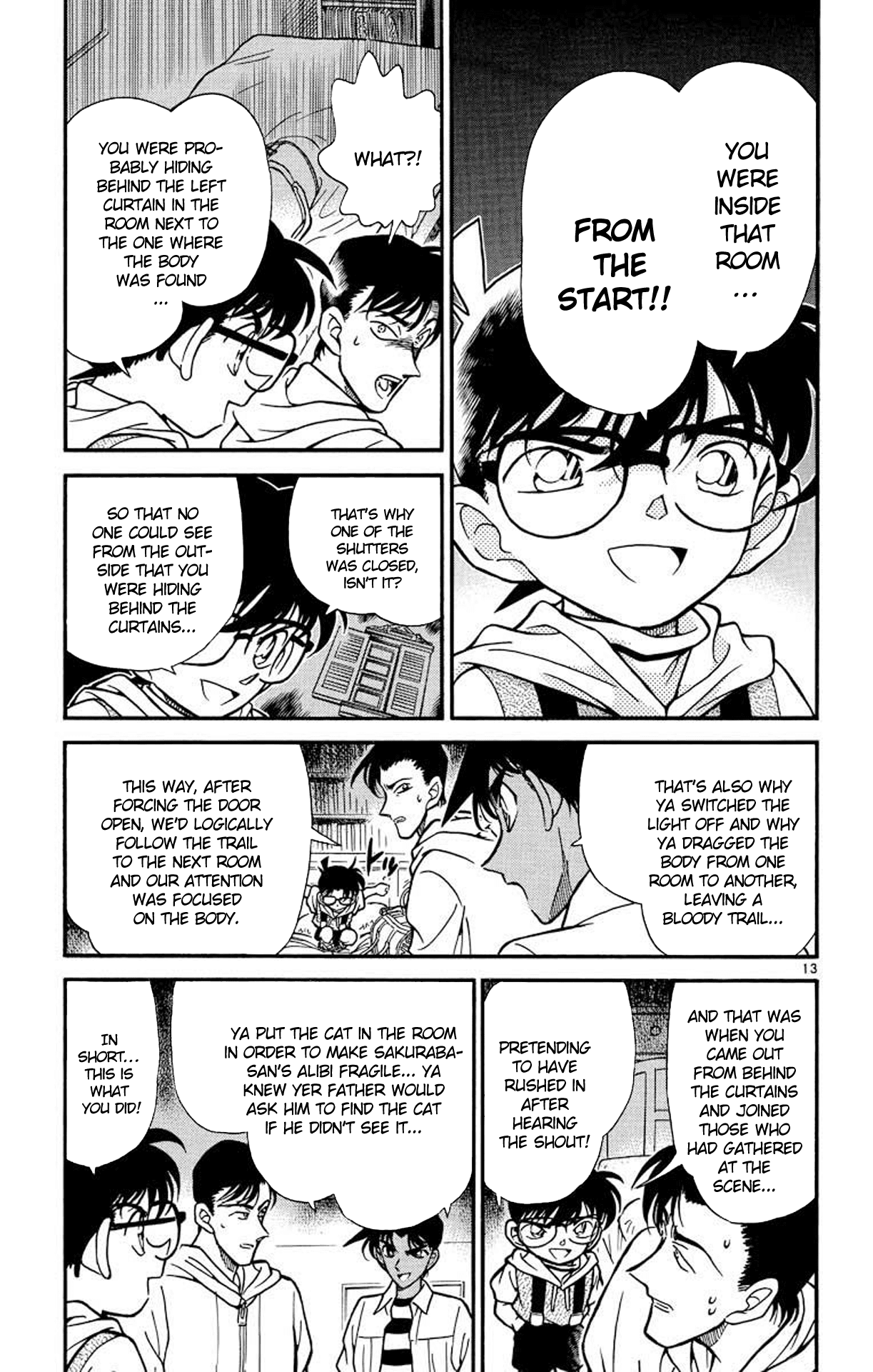 Detective Conan Chapter 214 page 14 - Chapter 214: The Caught Prey