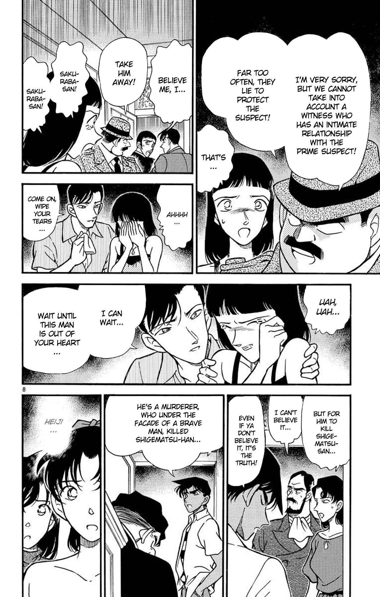 Detective Conan Chapter 214 page 9 - Chapter 214: The Caught Prey