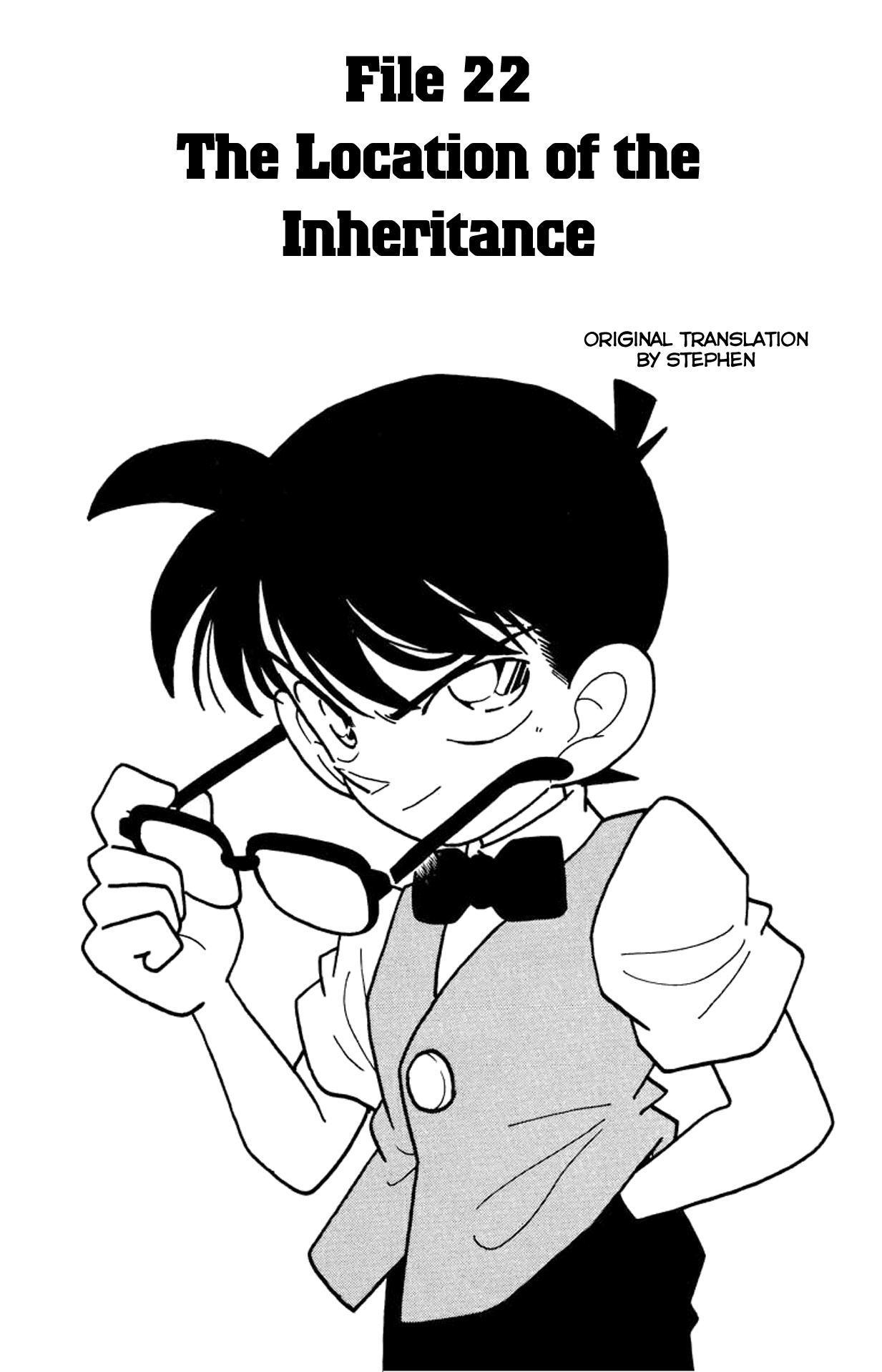 Detective Conan Chapter 22 page 2 - Chapter 22: The Location of the Inheritance