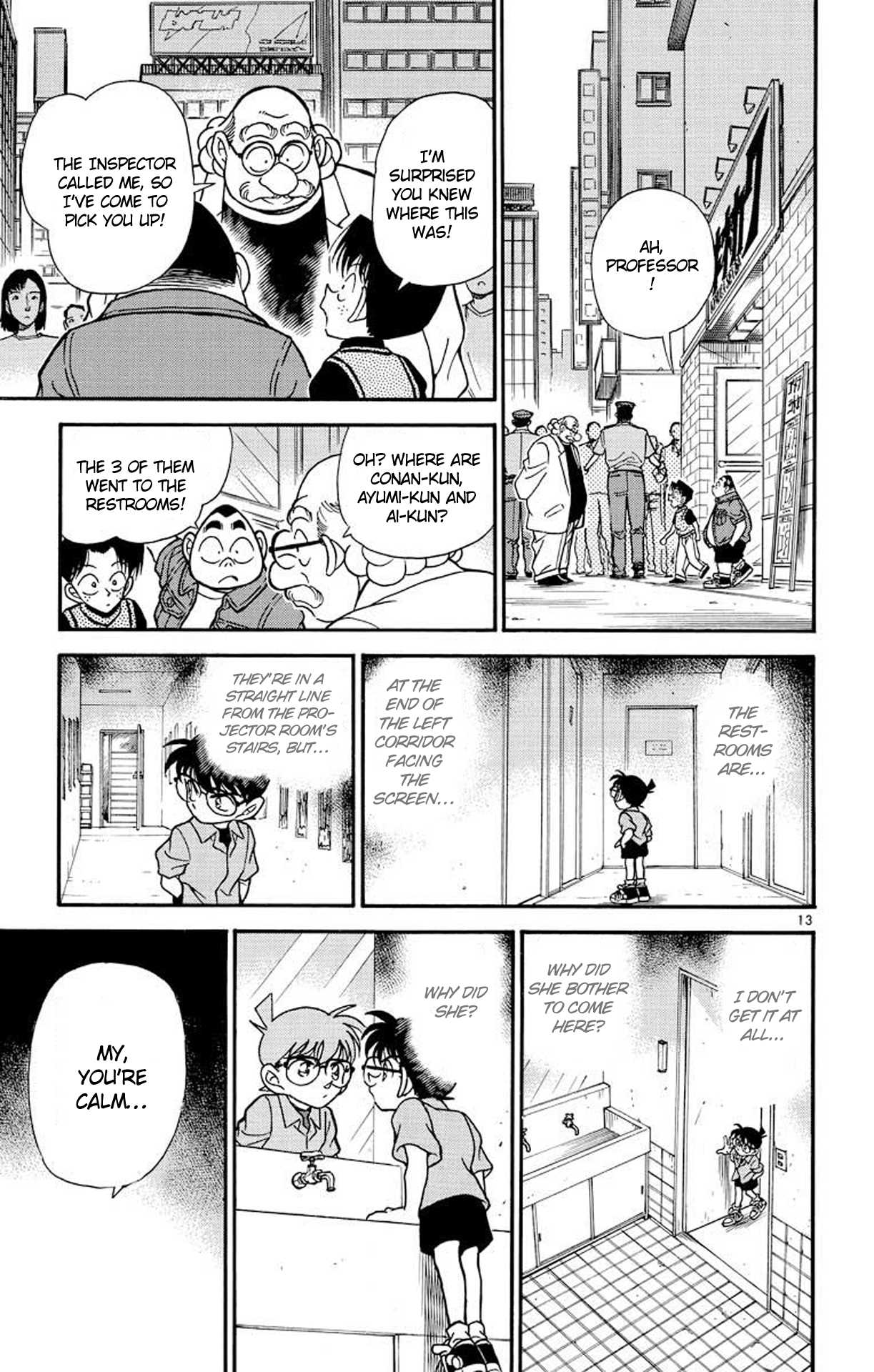 Detective Conan Chapter 223 page 14 - Chapter 223: The Truth Within the Mirror