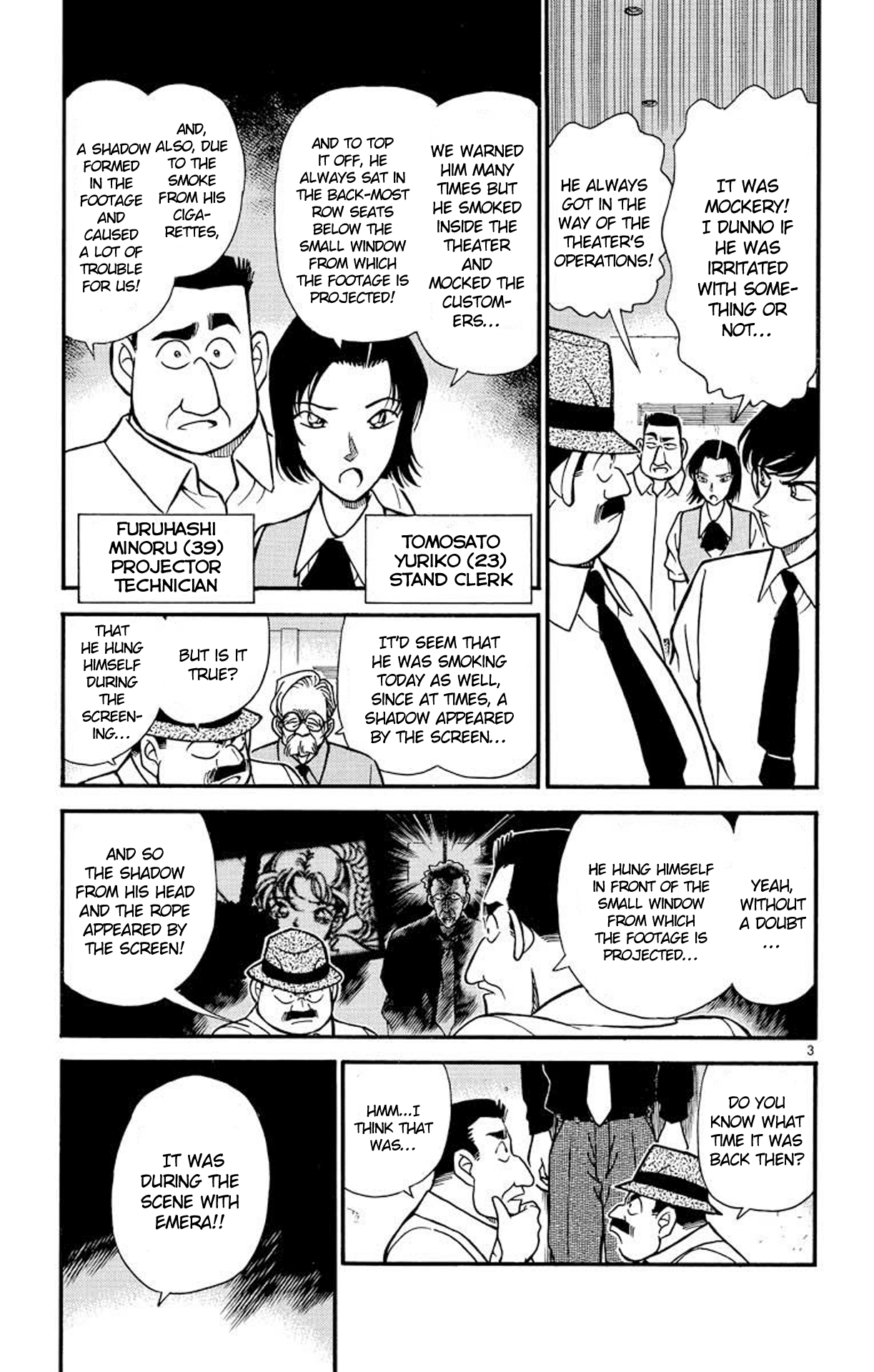 Detective Conan Chapter 223 page 4 - Chapter 223: The Truth Within the Mirror