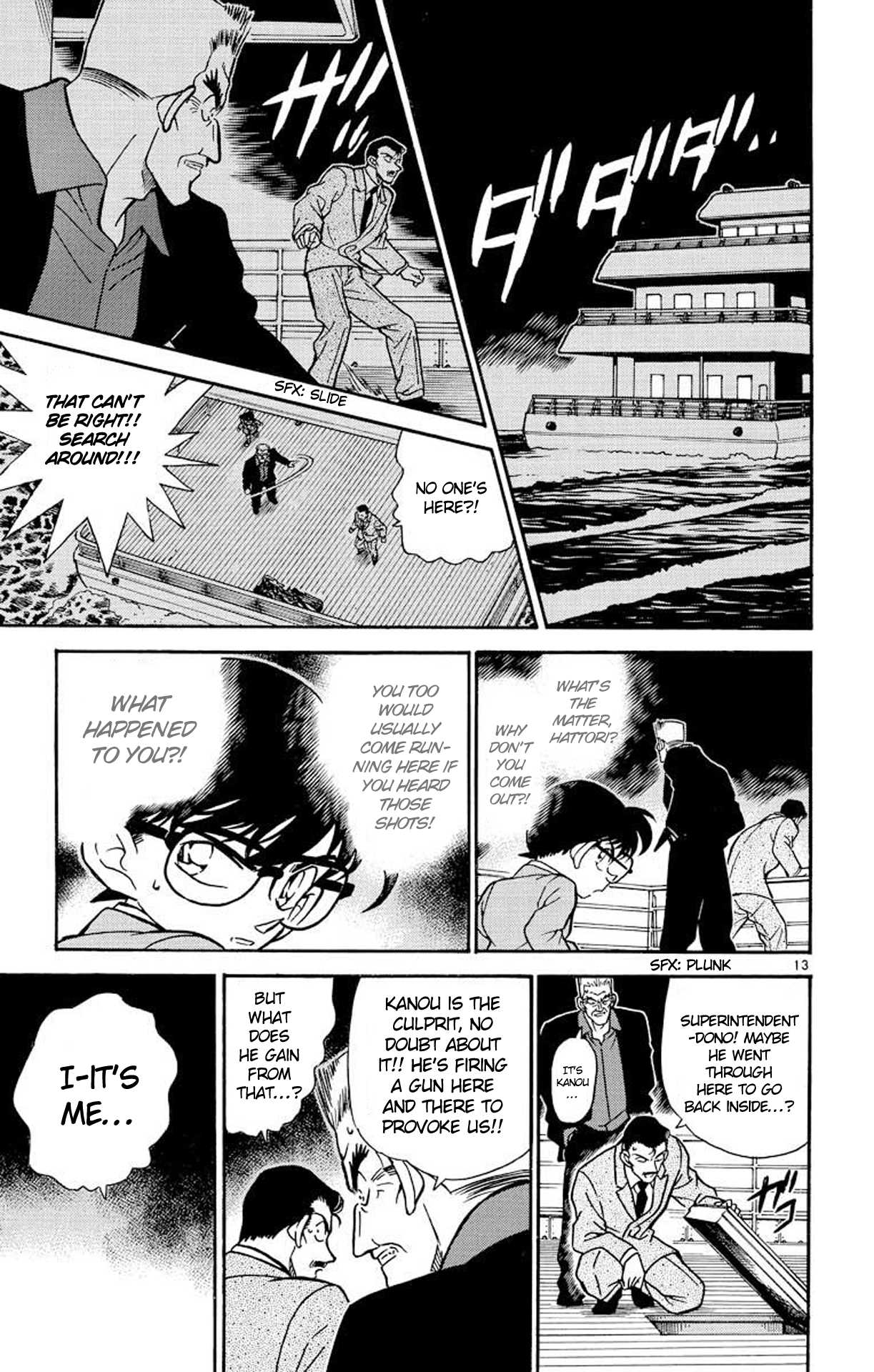 Detective Conan Chapter 228 page 14 - Chapter 228: Vanished in the Rough Seas...