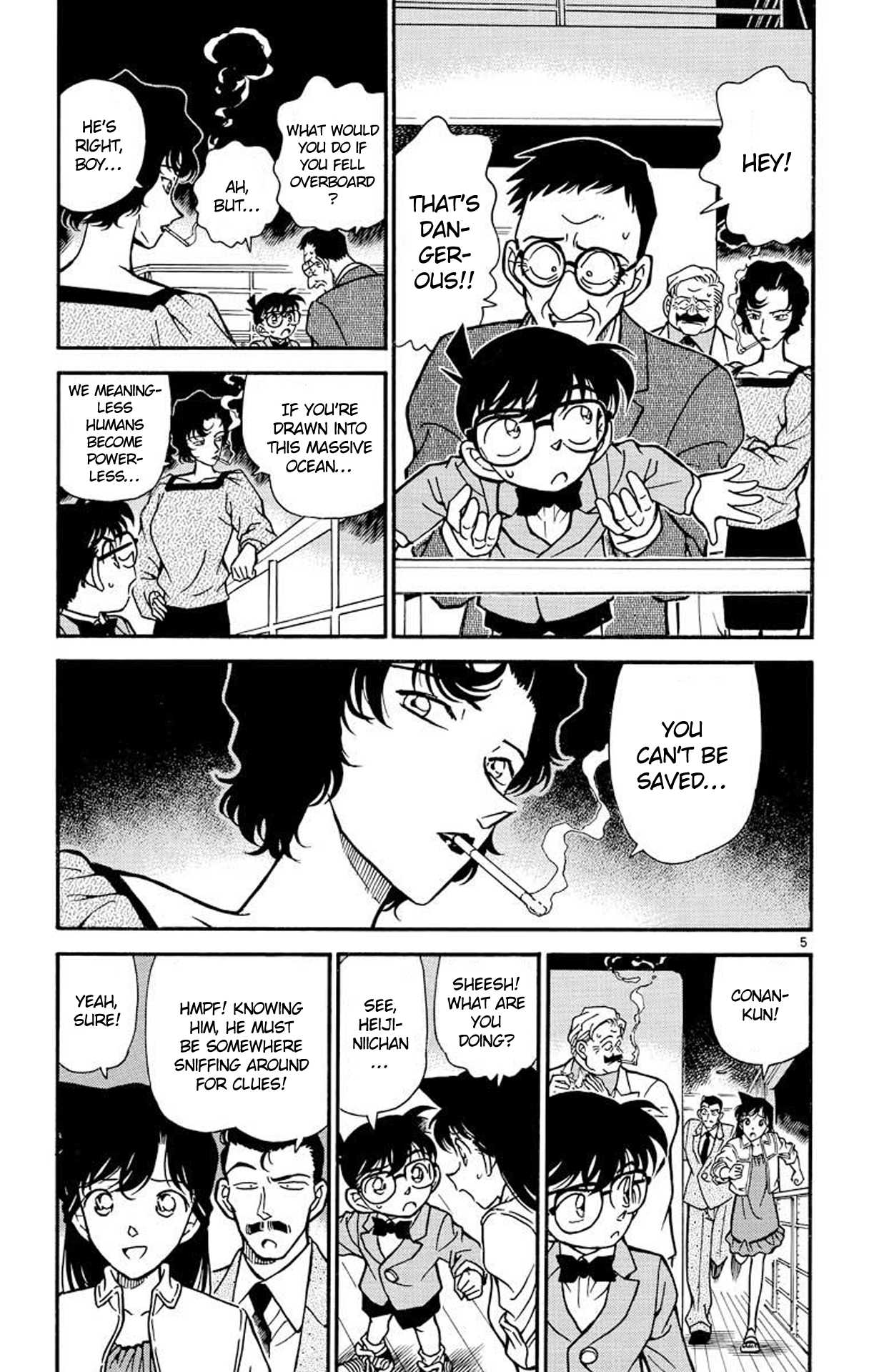Detective Conan Chapter 228 page 6 - Chapter 228: Vanished in the Rough Seas...