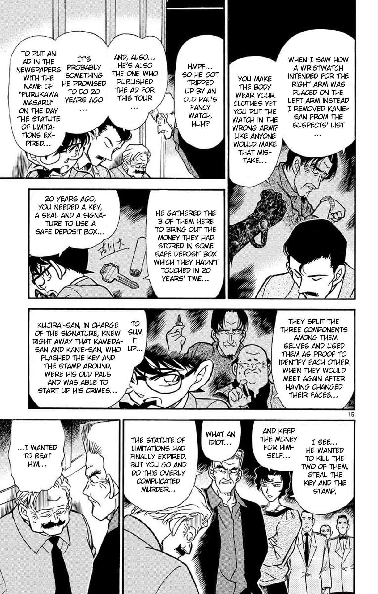 Detective Conan Chapter 230 page 16 - Chapter 230: The Witnesses Returned Alive