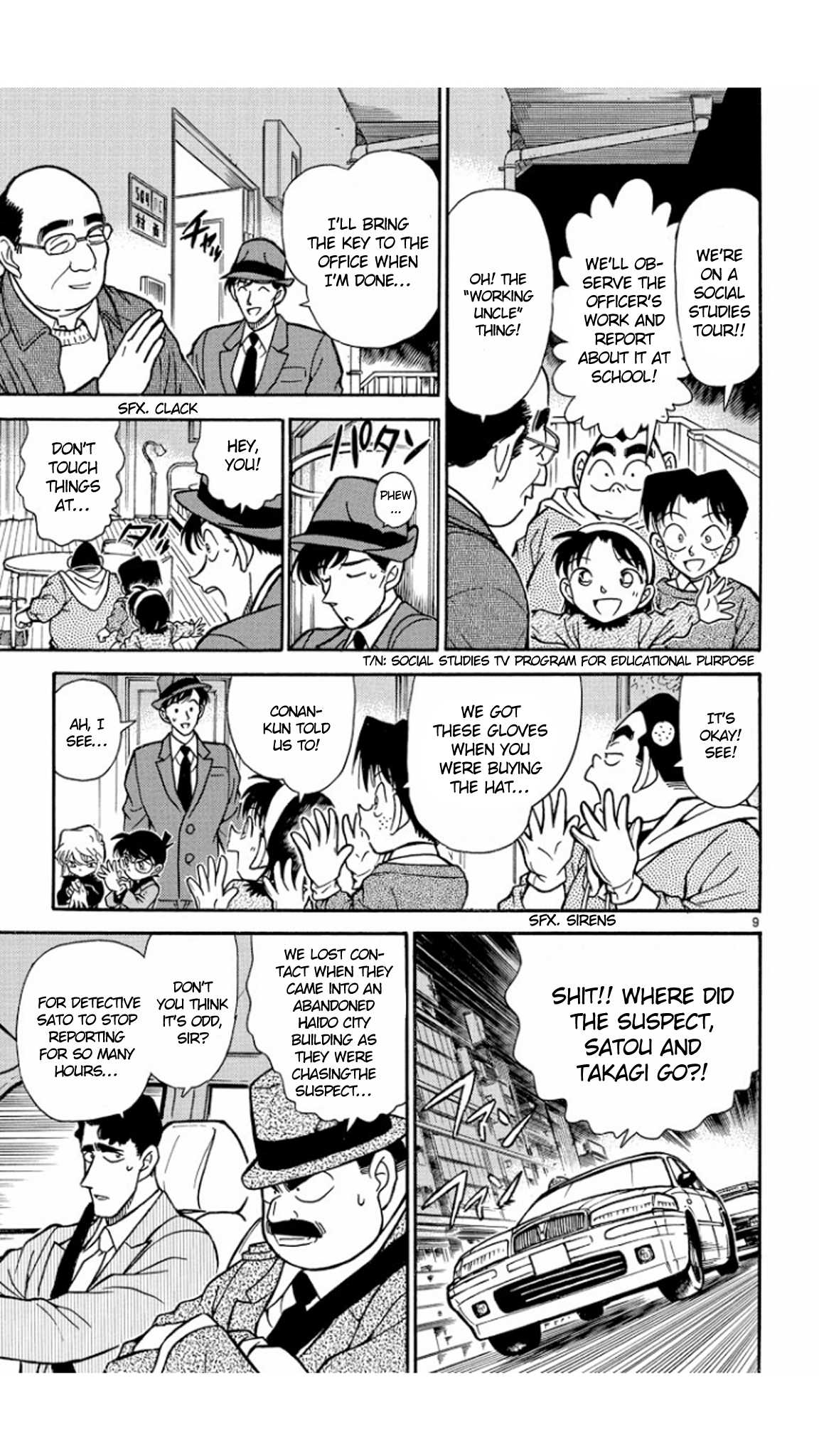 Detective Conan Chapter 232 page 10 - Chapter 232: Scene Inspection