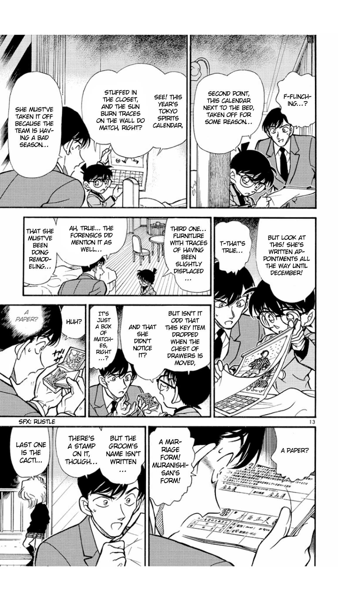 Detective Conan Chapter 232 page 14 - Chapter 232: Scene Inspection
