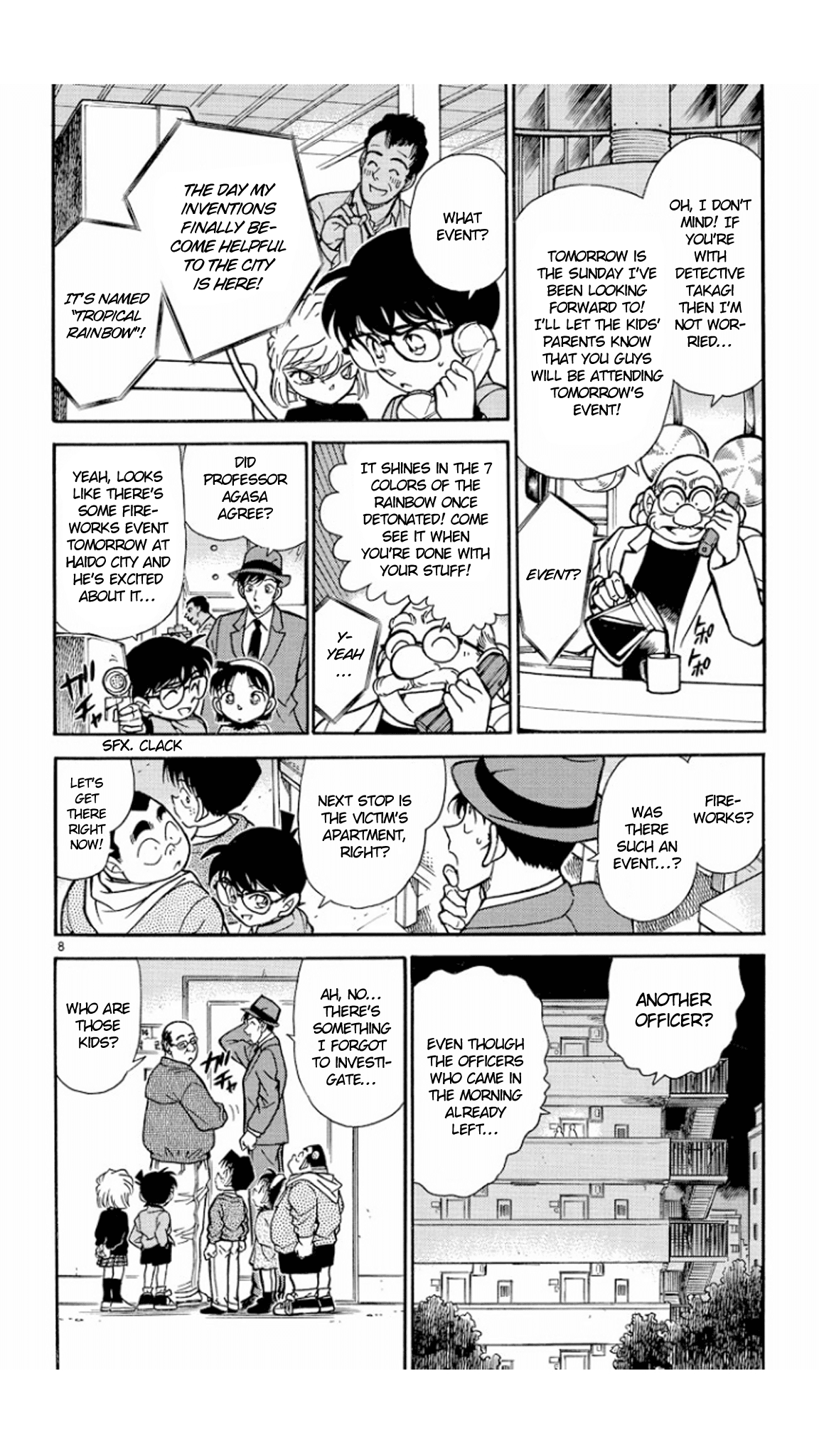 Detective Conan Chapter 232 page 9 - Chapter 232: Scene Inspection