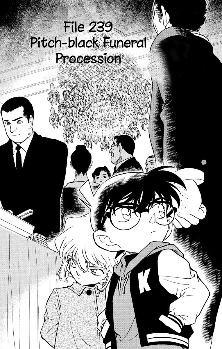Detective Conan Chapter 239 page 2 - Chapter 239: Pitch-Black Funeral Procession
