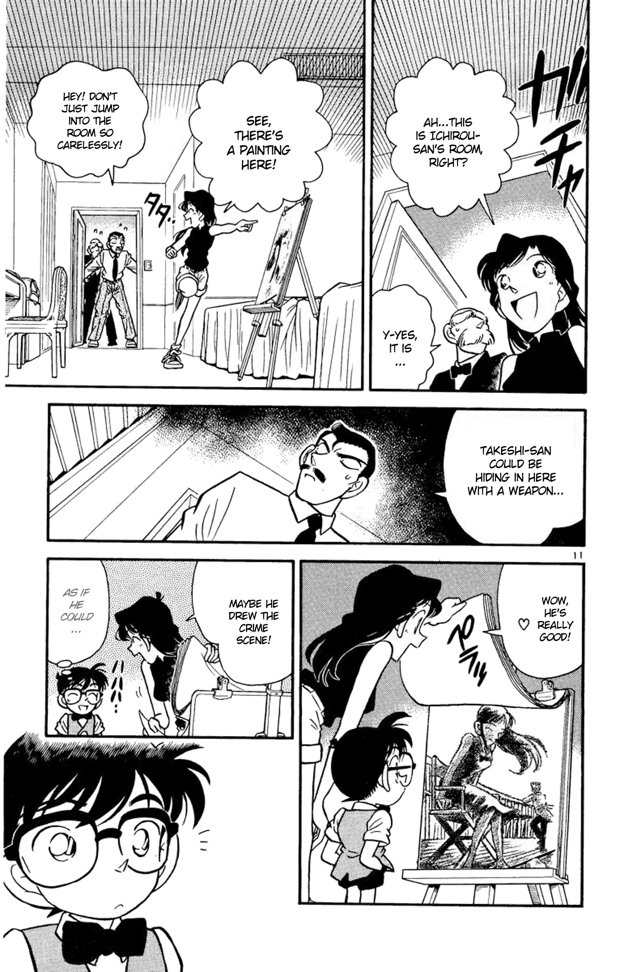Detective Conan Chapter 24 page 12 - Chapter 24: Trap-Springer in the Dark
