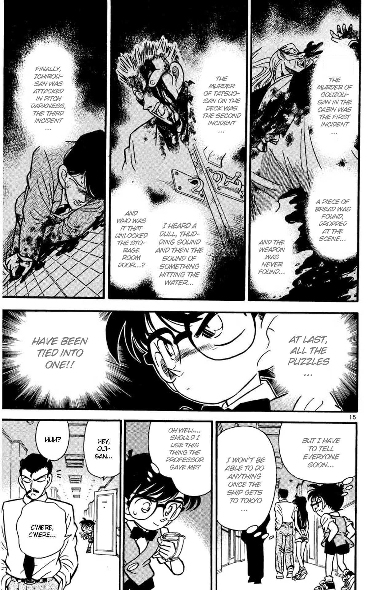 Detective Conan Chapter 24 page 16 - Chapter 24: Trap-Springer in the Dark