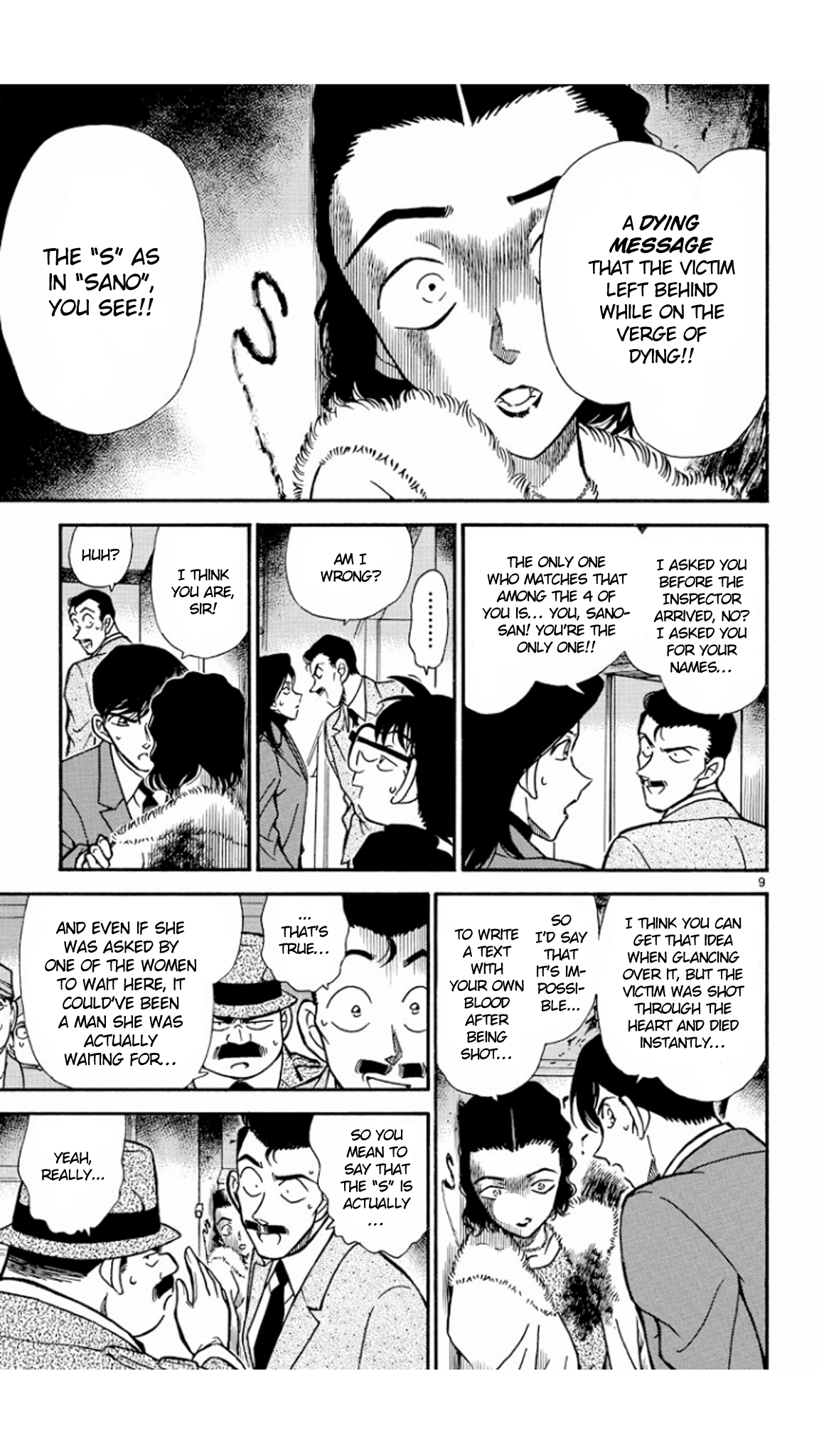 Detective Conan Chapter 244 page 10 - Chapter 244: The Dead Don't Tell Tales