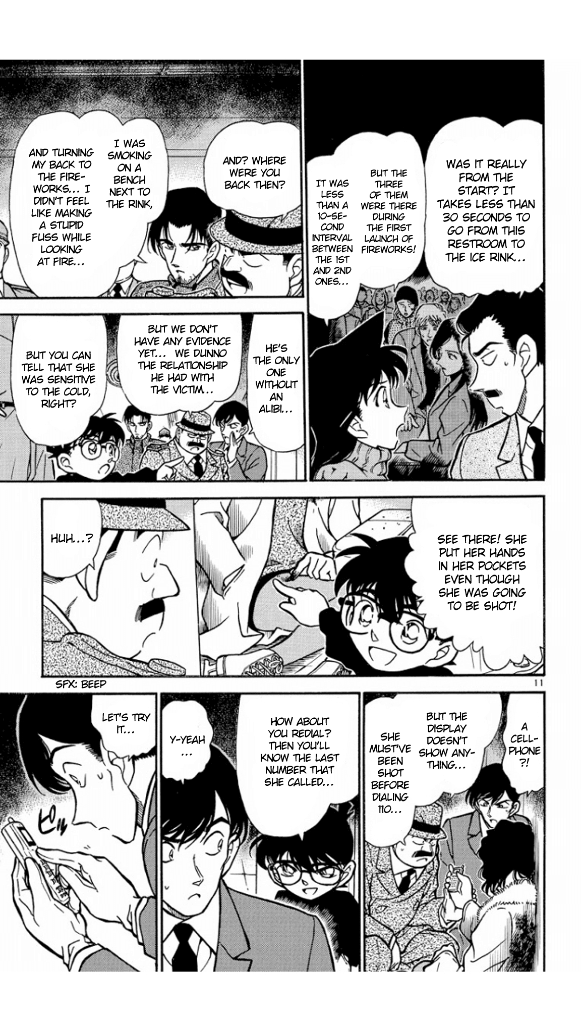 Detective Conan Chapter 244 page 12 - Chapter 244: The Dead Don't Tell Tales