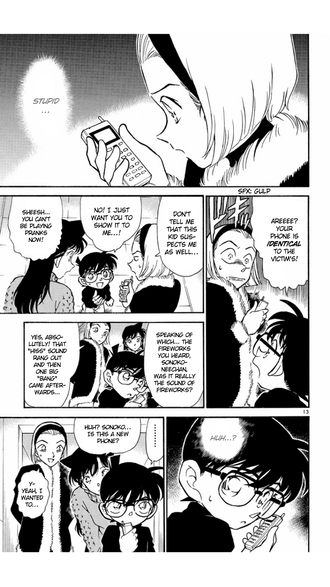 Detective Conan Chapter 244 page 14 - Chapter 244: The Dead Don't Tell Tales