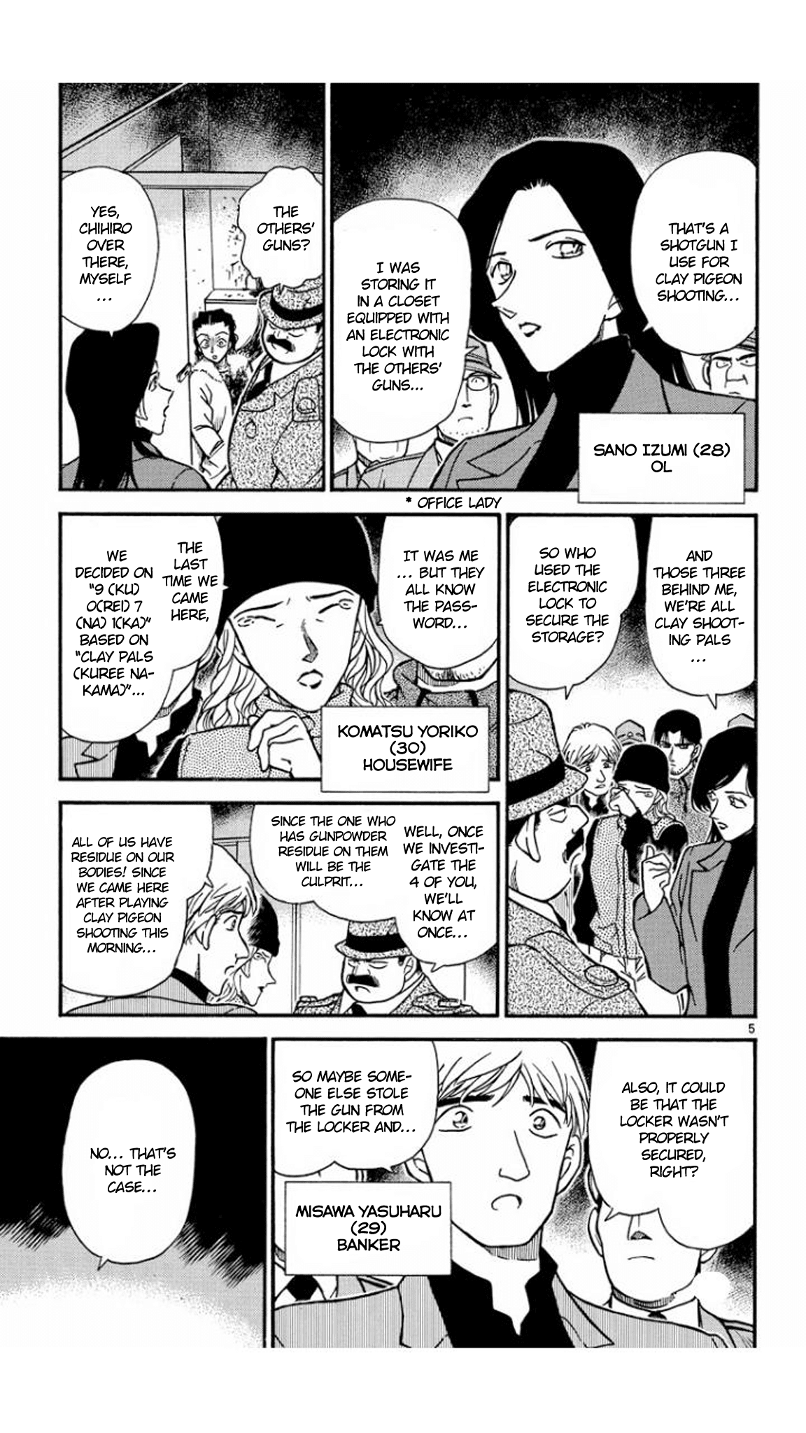 Detective Conan Chapter 244 page 6 - Chapter 244: The Dead Don't Tell Tales