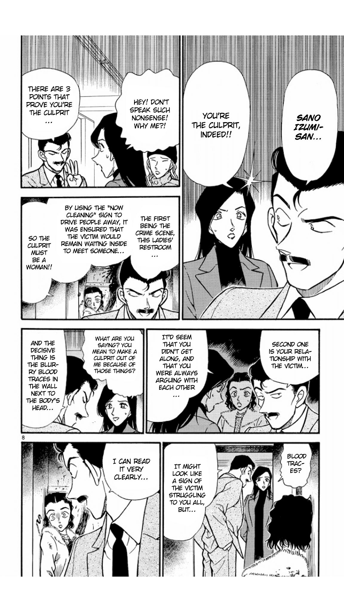 Detective Conan Chapter 244 page 9 - Chapter 244: The Dead Don't Tell Tales