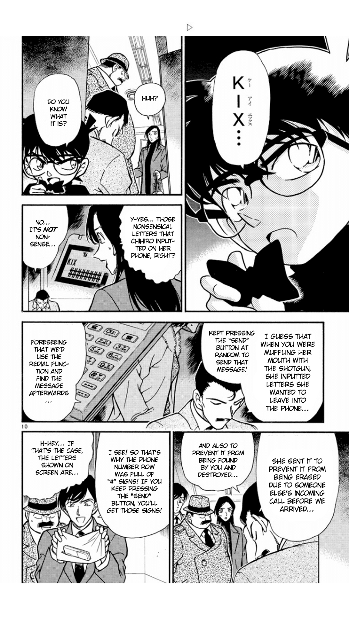 Detective Conan Chapter 245 page 11 - Chapter 245: A Fumbled Message