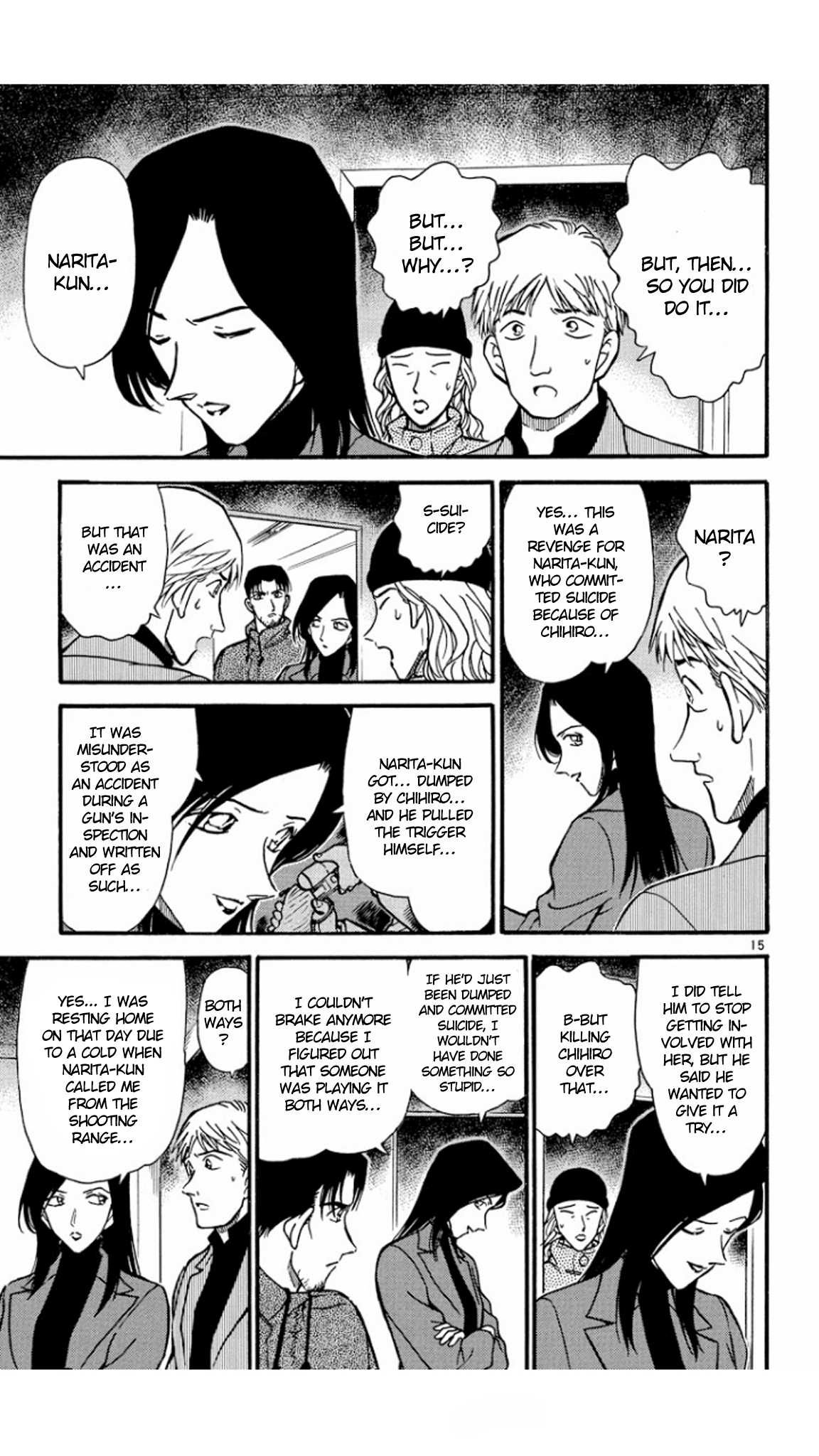 Detective Conan Chapter 245 page 16 - Chapter 245: A Fumbled Message