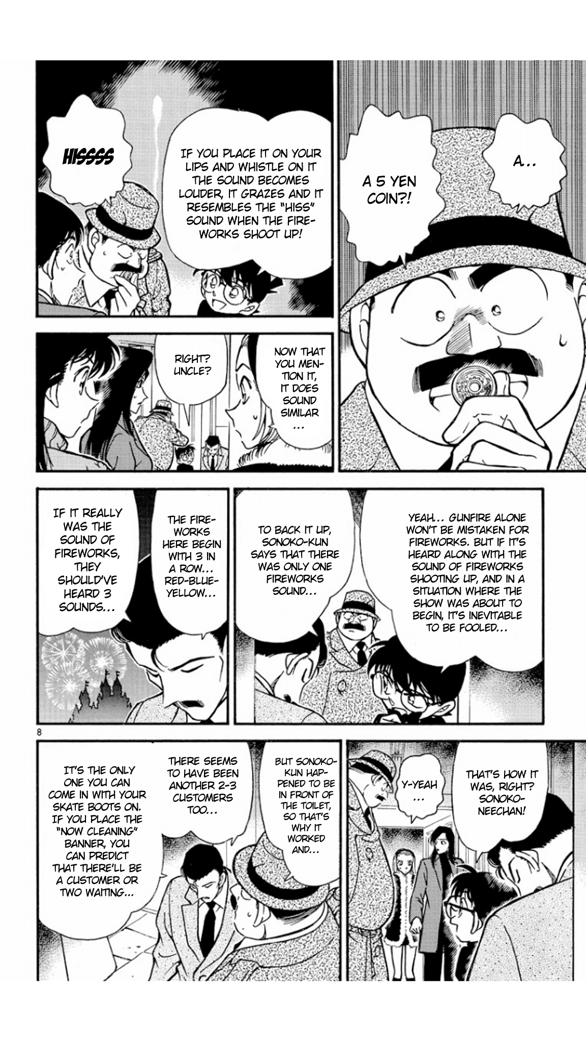 Detective Conan Chapter 245 page 9 - Chapter 245: A Fumbled Message