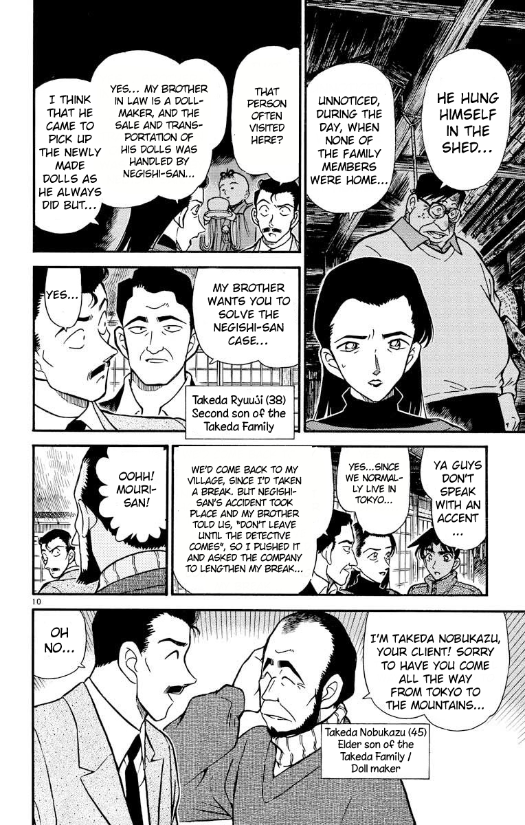 Detective Conan Chapter 246 page 11 - Chapter 246: The Spider Mansion