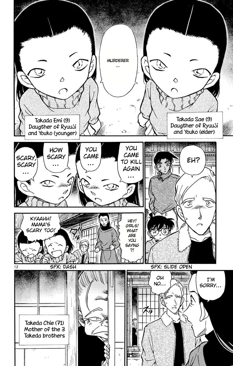Detective Conan Chapter 246 page 13 - Chapter 246: The Spider Mansion