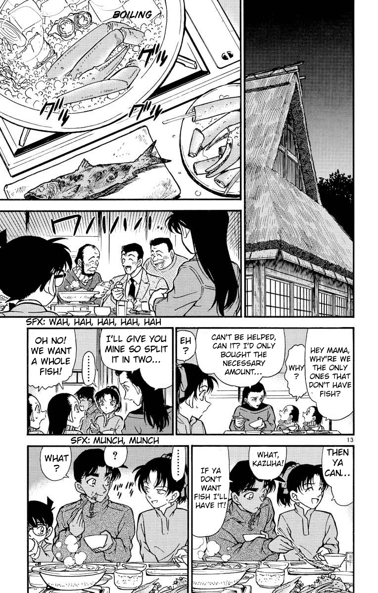 Detective Conan Chapter 246 page 14 - Chapter 246: The Spider Mansion