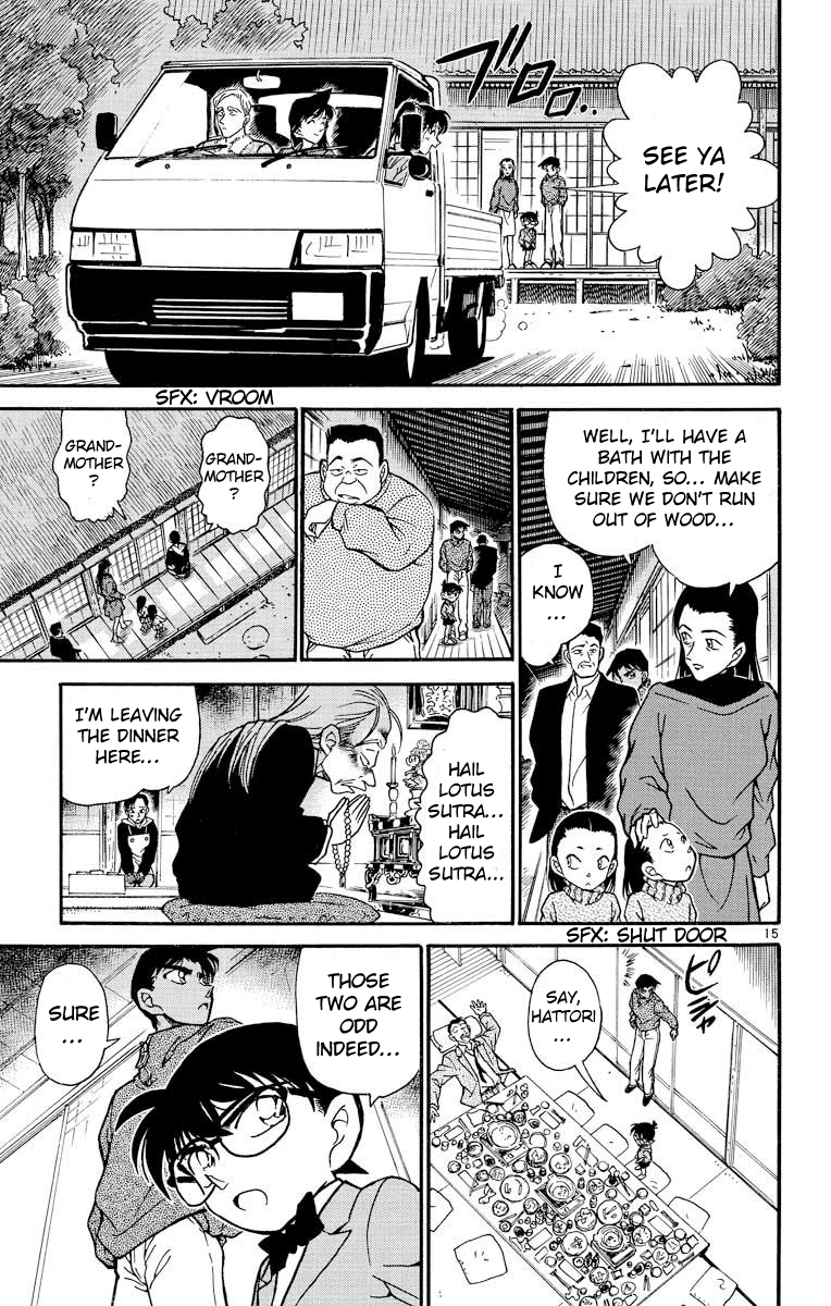 Detective Conan Chapter 246 page 16 - Chapter 246: The Spider Mansion