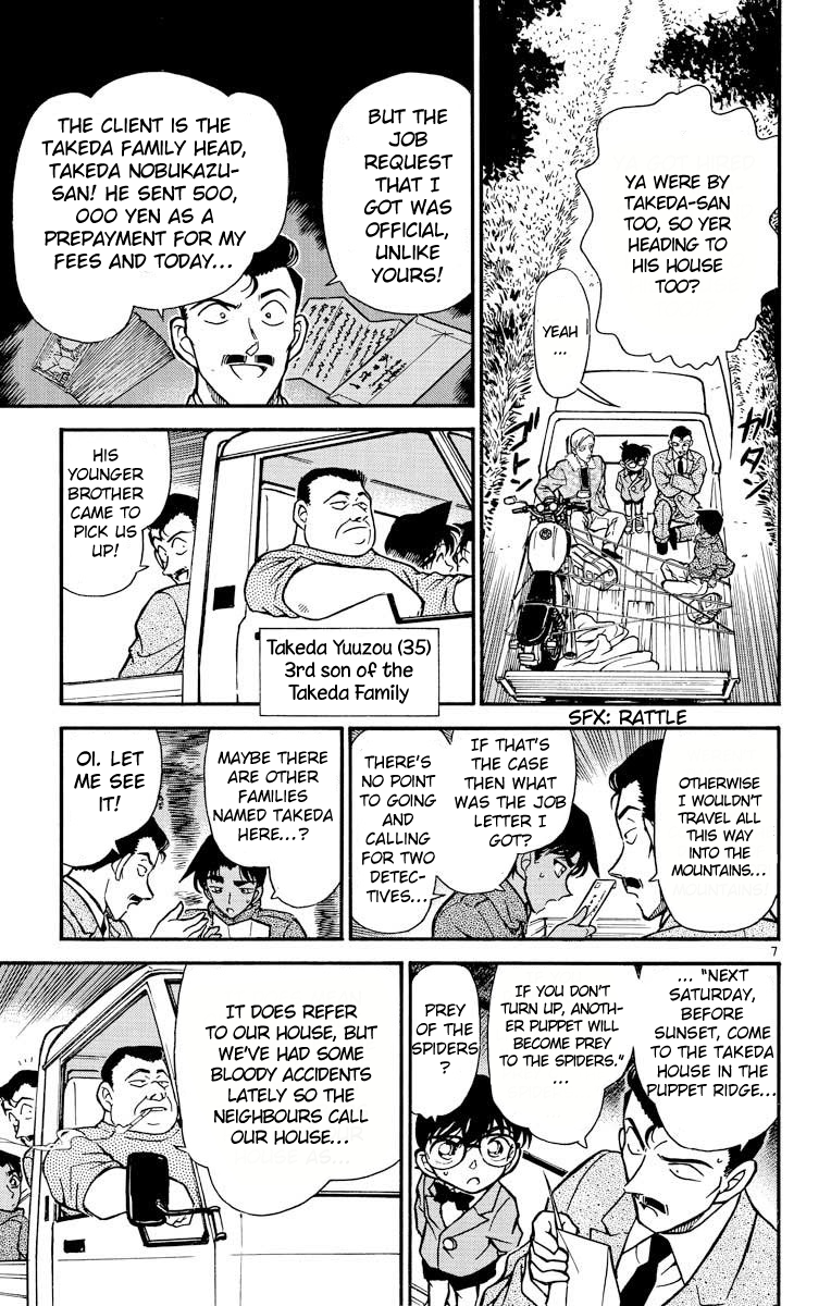 Detective Conan Chapter 246 page 8 - Chapter 246: The Spider Mansion