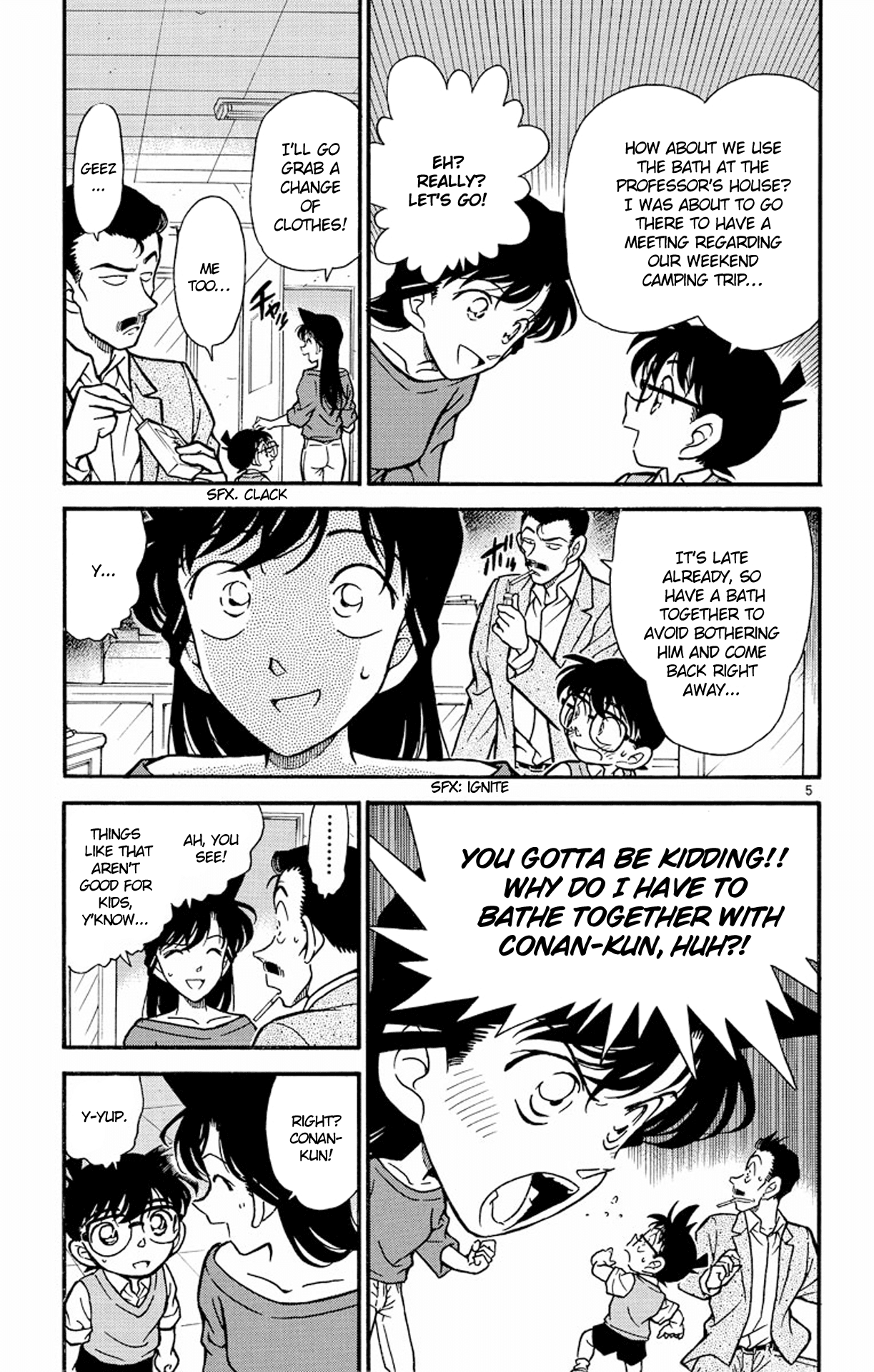 Detective Conan Chapter 251 page 6 - Chapter 251: The Wounded Great Detective