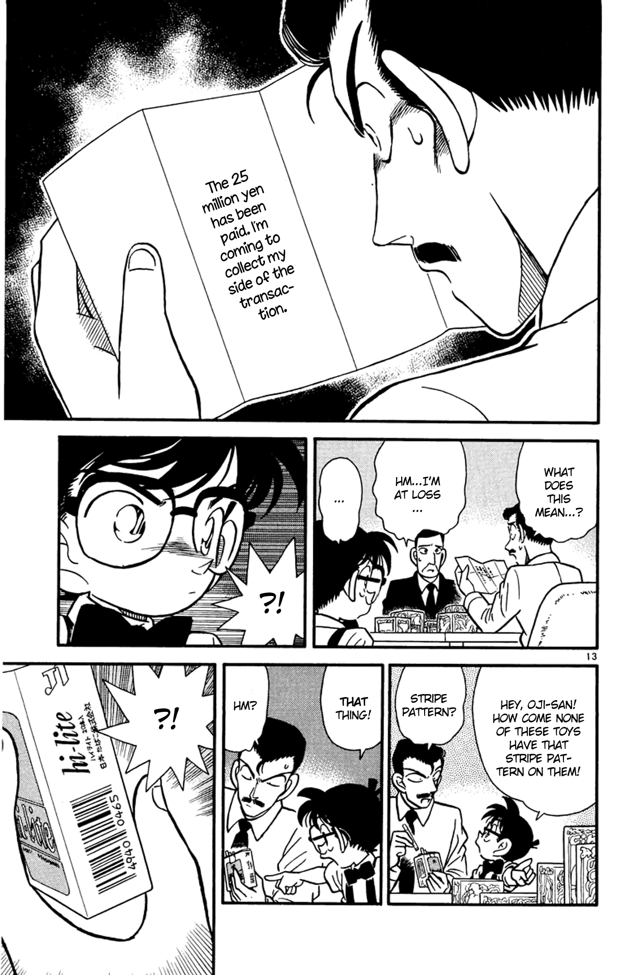 Detective Conan Chapter 26 page 14 - Chapter 26: A Strange Gift
